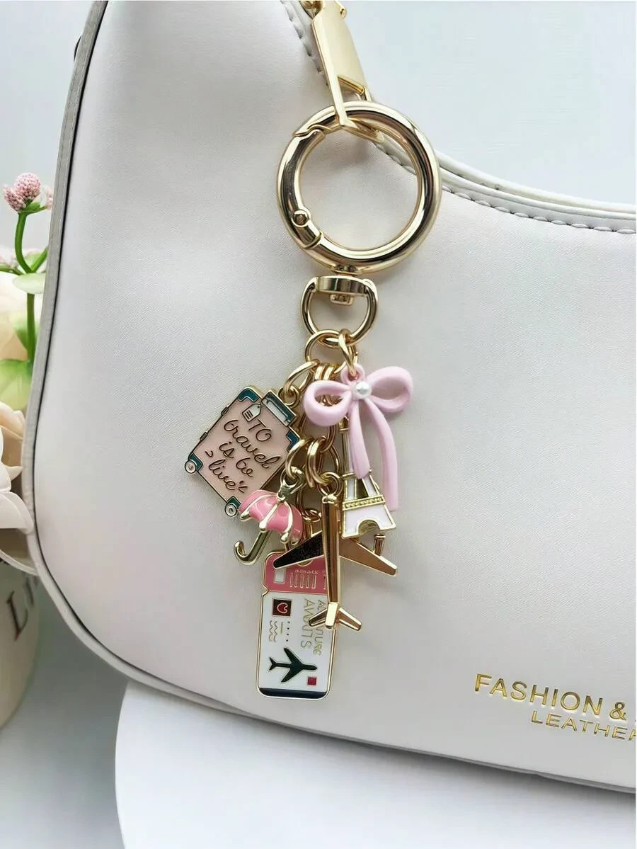 Cute Bag Charms Keychain Purse Charm Handbag Accessories for Women