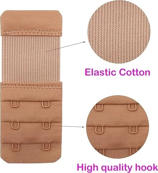 Bra Extender 3-Row (2/3/4 Hook) – Adjustable for Maternity Strapless & Tight Bra