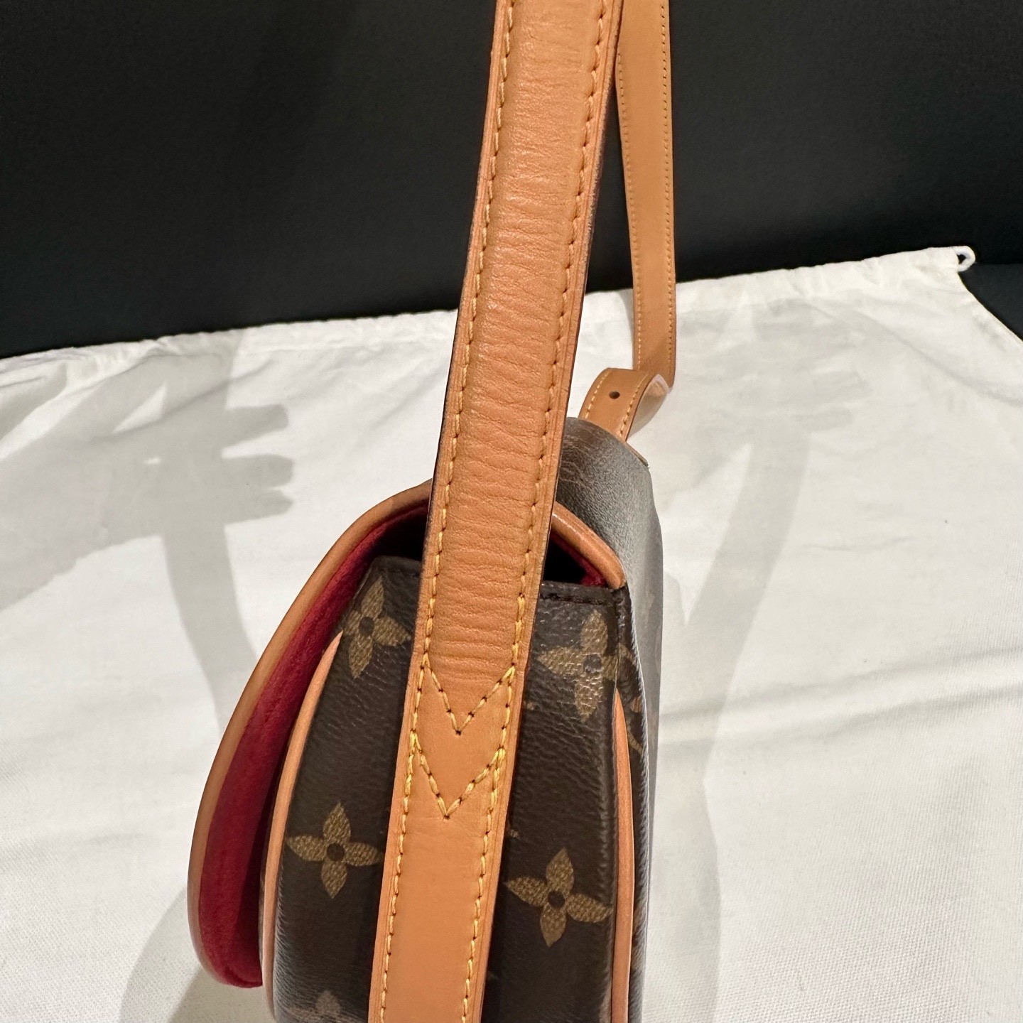 Louis Vuitton Pre-Owned Authentic Saddle Bag Brown Free Tracked Shipping
