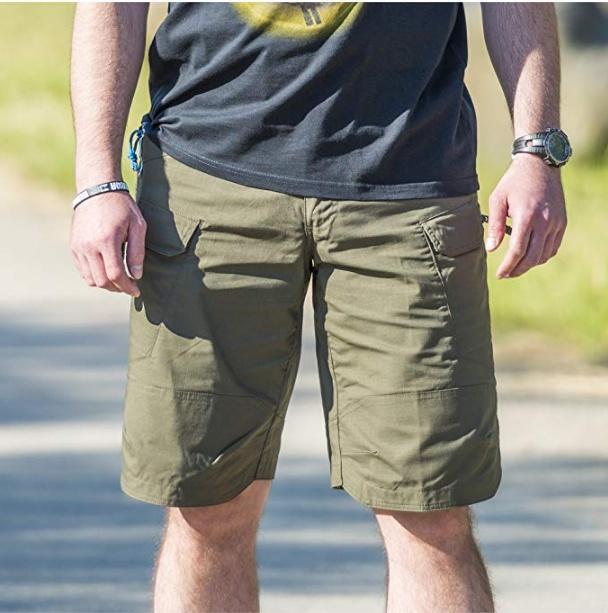Mens Summer Tactical Shorts Cargo Outdoor Waterproof Hiking Fishing Track Shorts