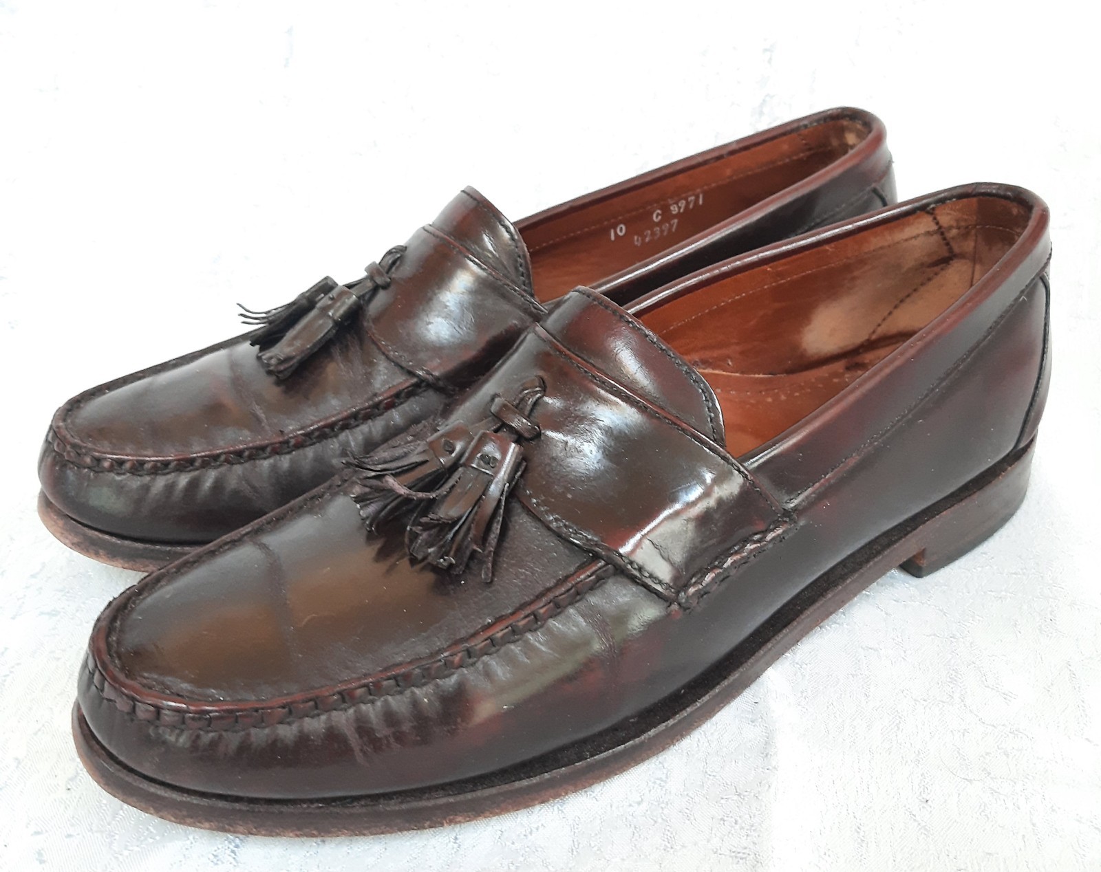 Allen Edmonds Stowe Burgundy 10 C