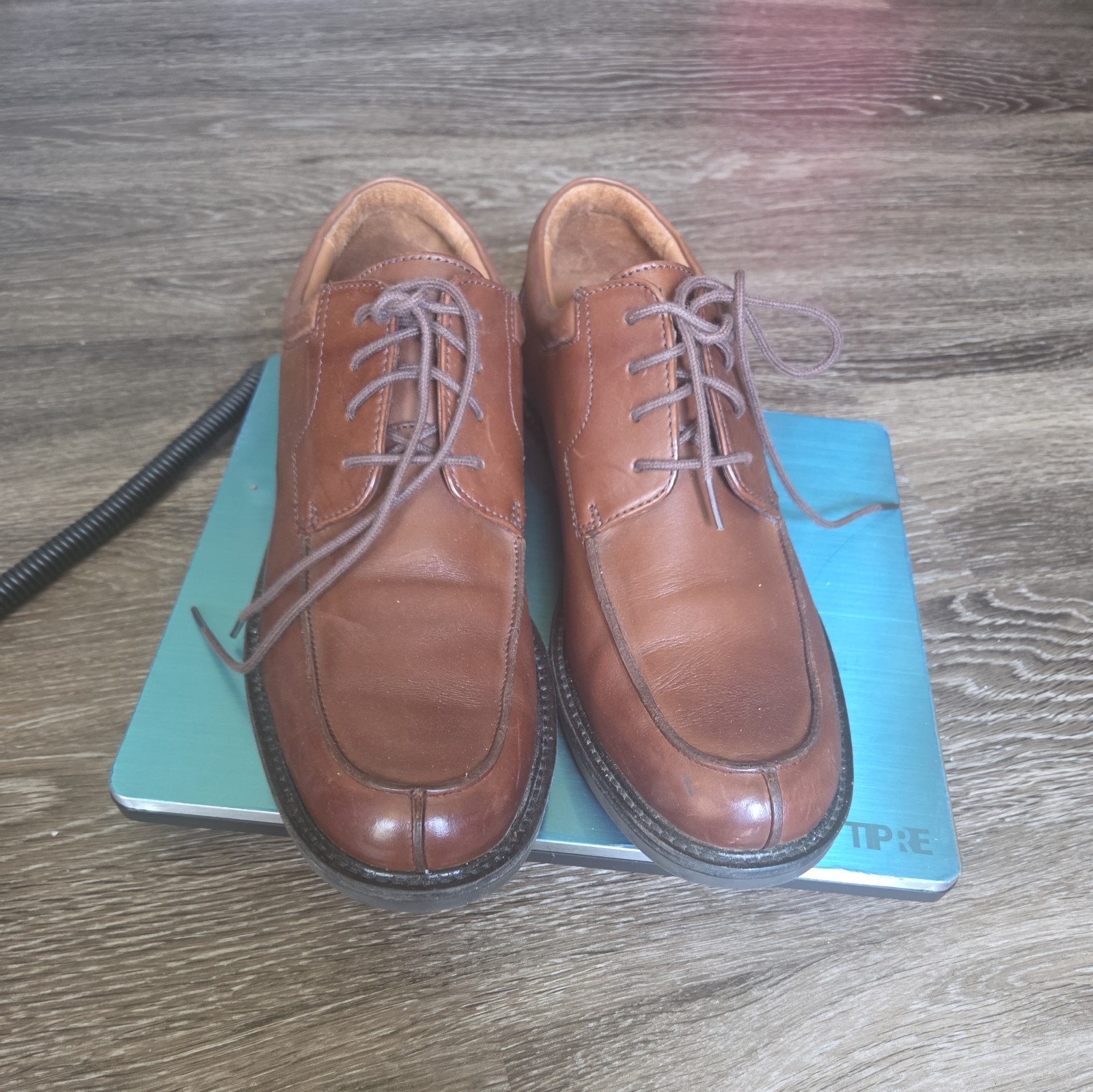 Johnston & Murphy 8.5 Brown Oxford Dress Shoes Men’s