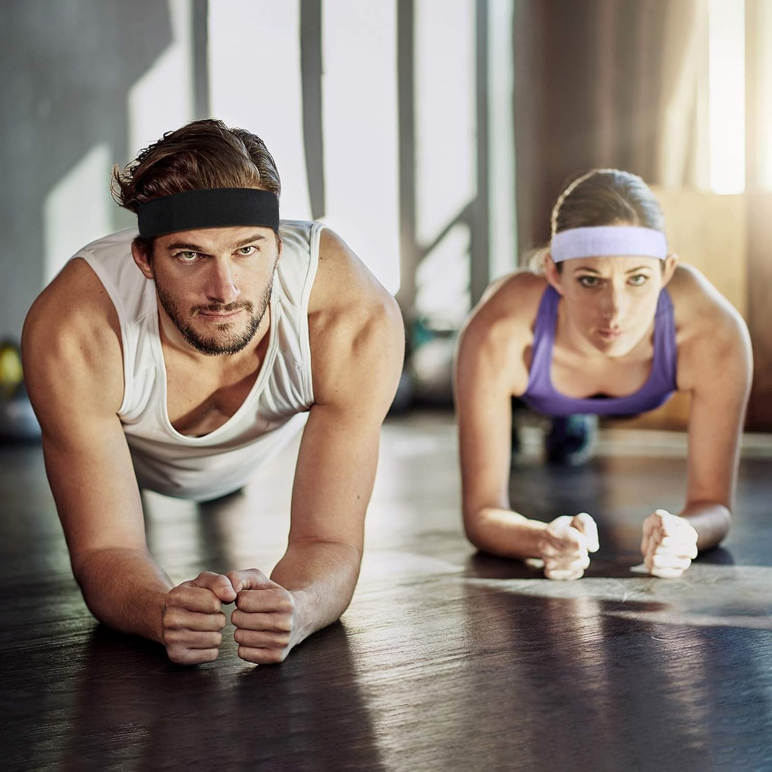 3pack Sports Headband Yoga Gym Sweatband Women Men Hair Bands Head Sweat Band