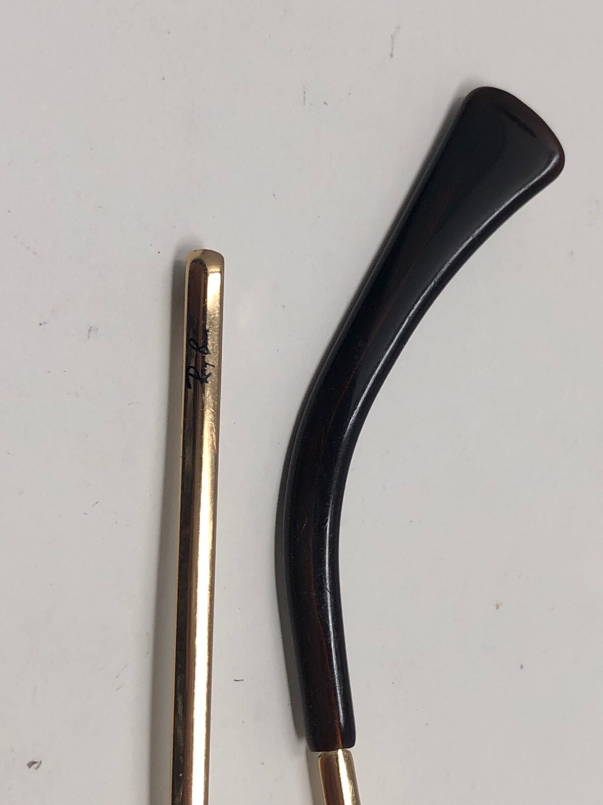 Authentic Temple Replacement PARTS Ray Ban RB3449 001/13 Gold QP62