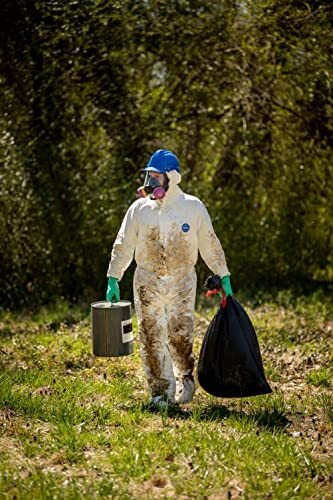 Dupont TYVEK Disposable Protective Clothing Paint Spray Coverall Bunny Suit