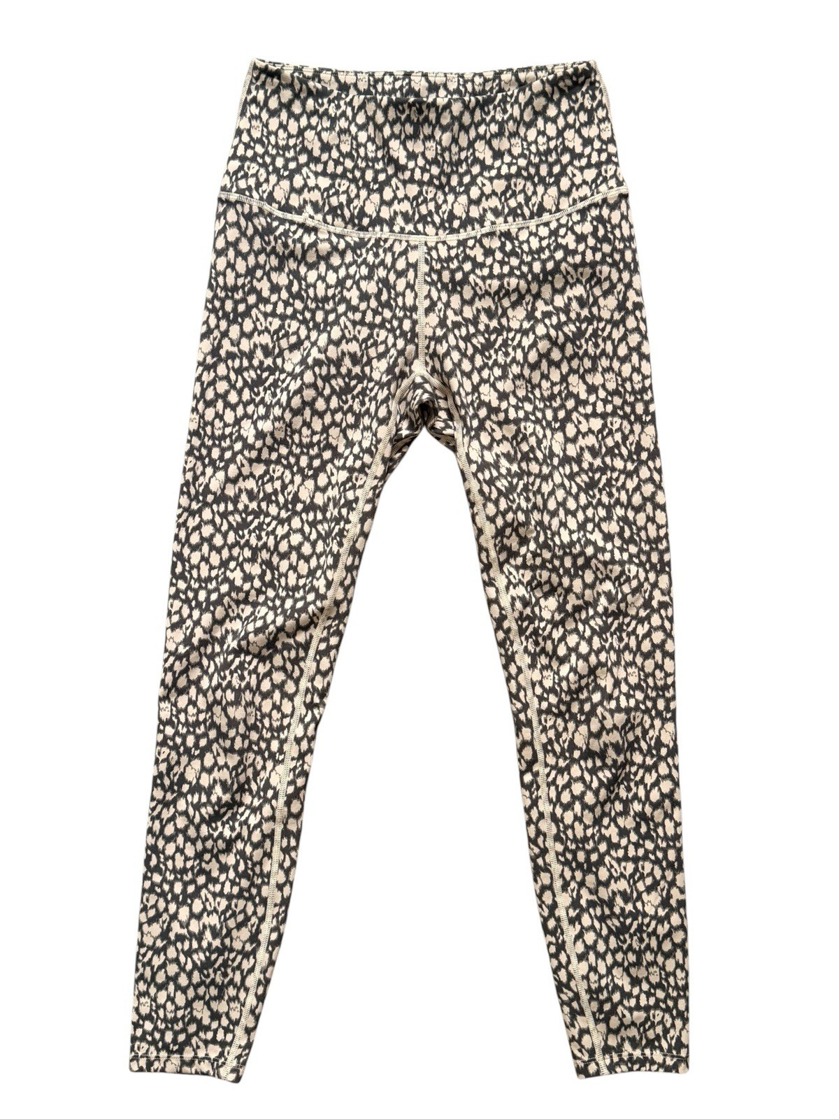 Varley Let’s Move High Rise Leggings Motion Spots Animal Print Size Small