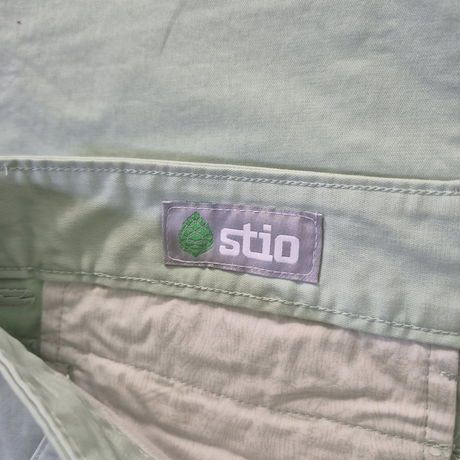 Stio Rivet Cord Twill Carpenter Pants Womens 10 Green Double Knee Outdoor