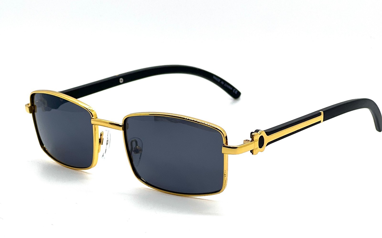Sunglasses Men Rectangular Classy Fashion Trendy 80’s 90’s Casual Male Lentes