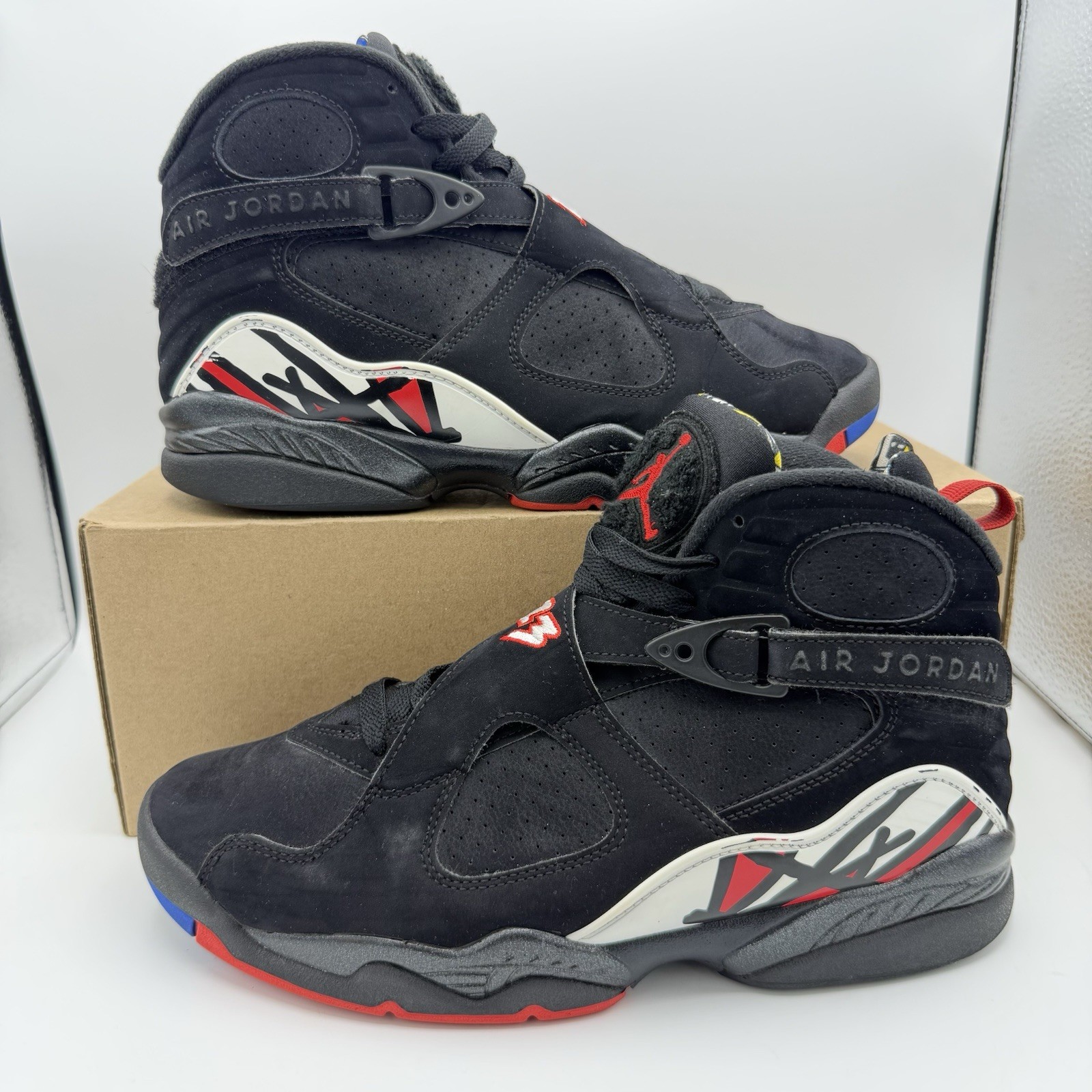 Pre-owned Air Jordan 8 Retro Playoffs 2023 Mens Size 8 Black (305381-062)