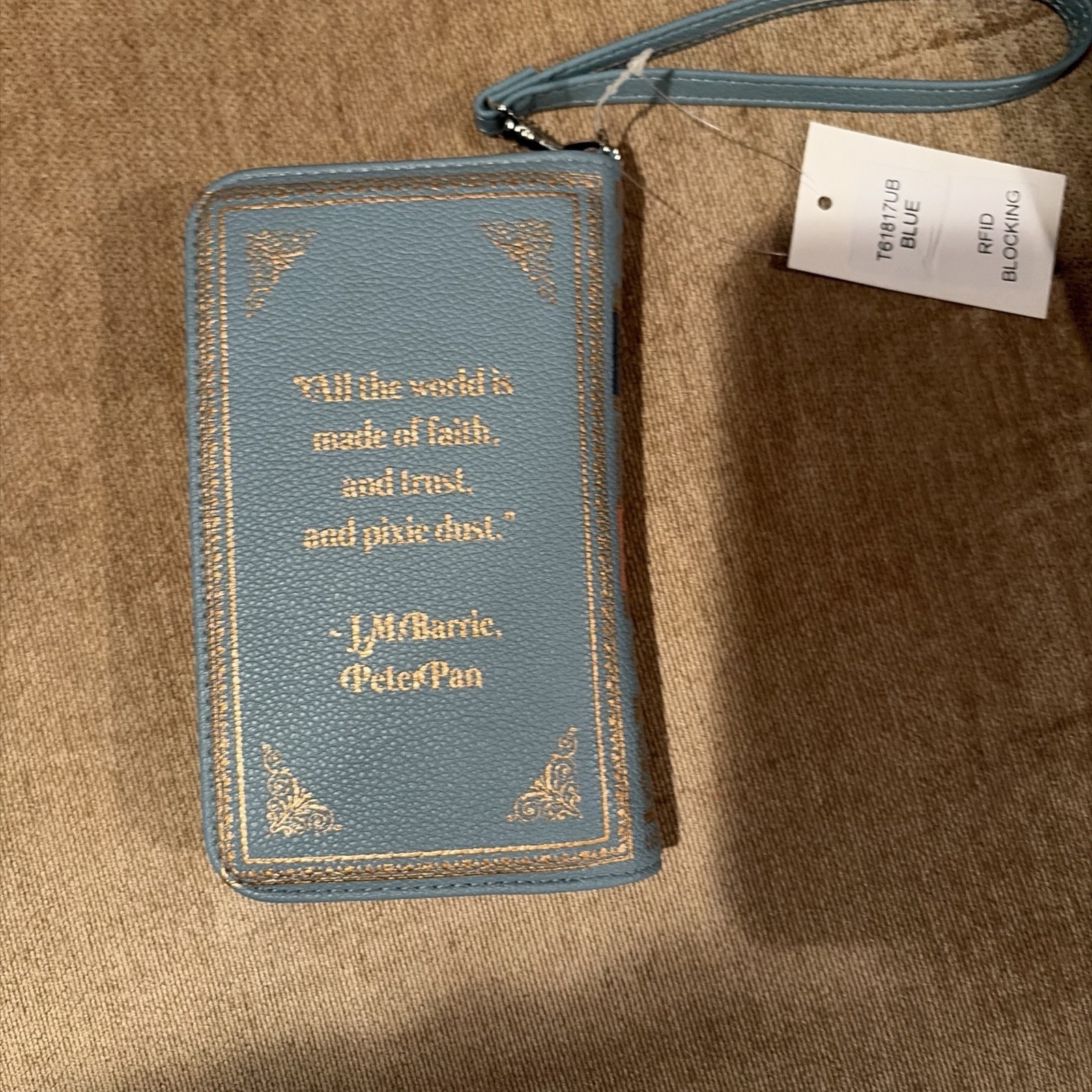 Peter Pan Wallet Neverland Fantasy Fairy Tale Novelty Unique Book Womens Gift
