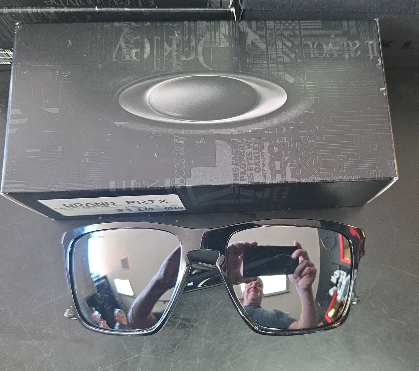 Oakley Fuel Cell Polished Black lens Warm Grey OO9096-01 NIB