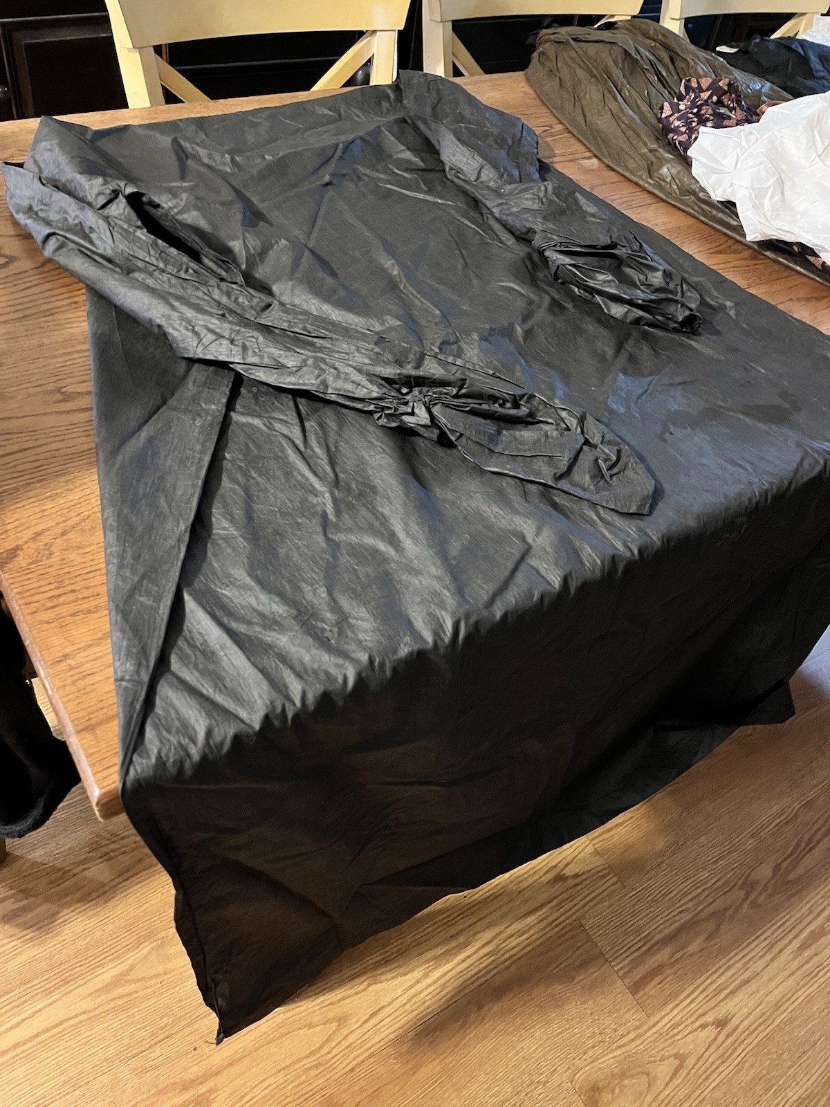 2490🌟Antique 1800s Victorian Factory-made Burial Gown Garment Shroud Plague Doc