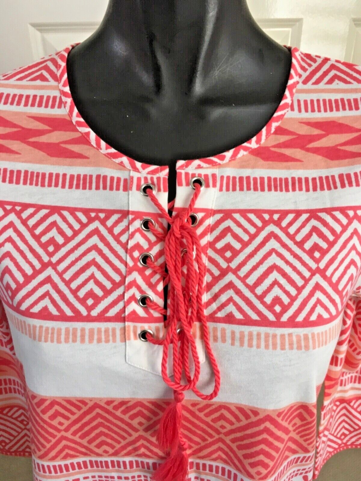 Emreco Ladies Tunic Style 3Qtr sleeve 100% Cotton top – BNWT
