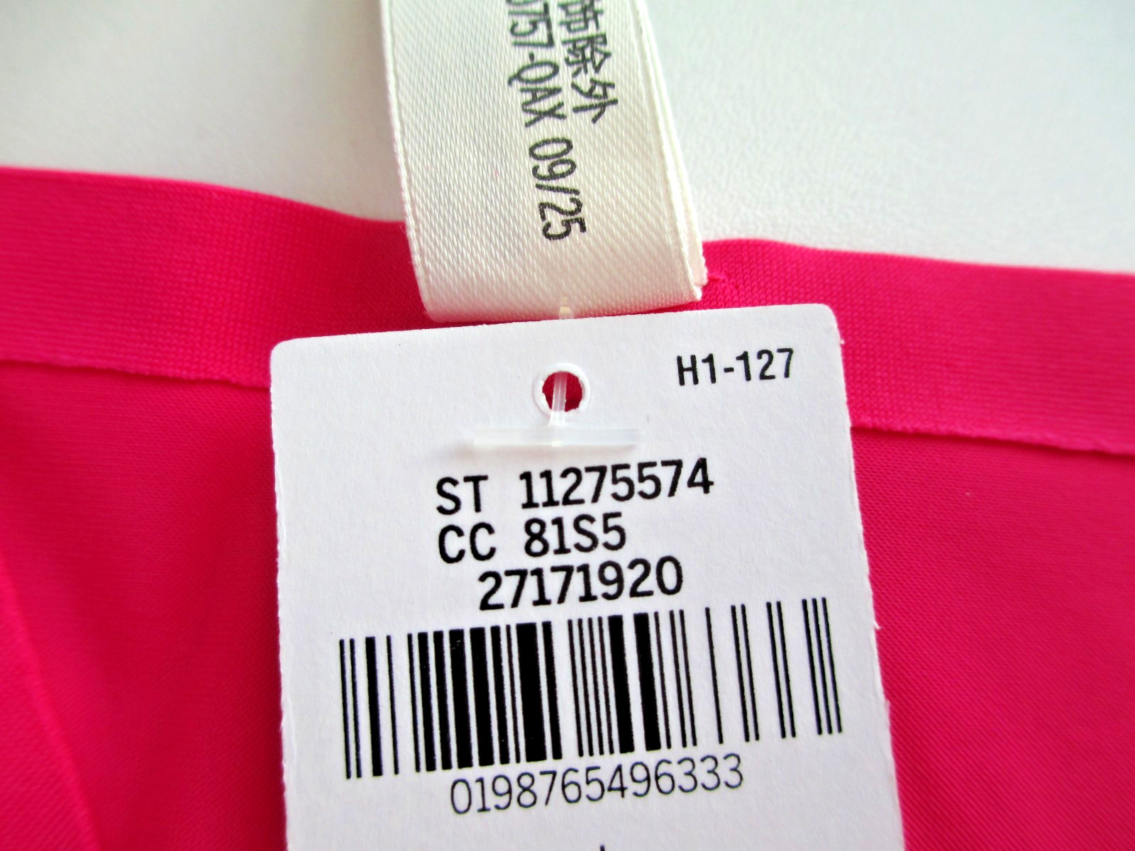 VICTORIA’S SECRET PINK No Show V-String Thong Panty M L XL Pink NWT VS