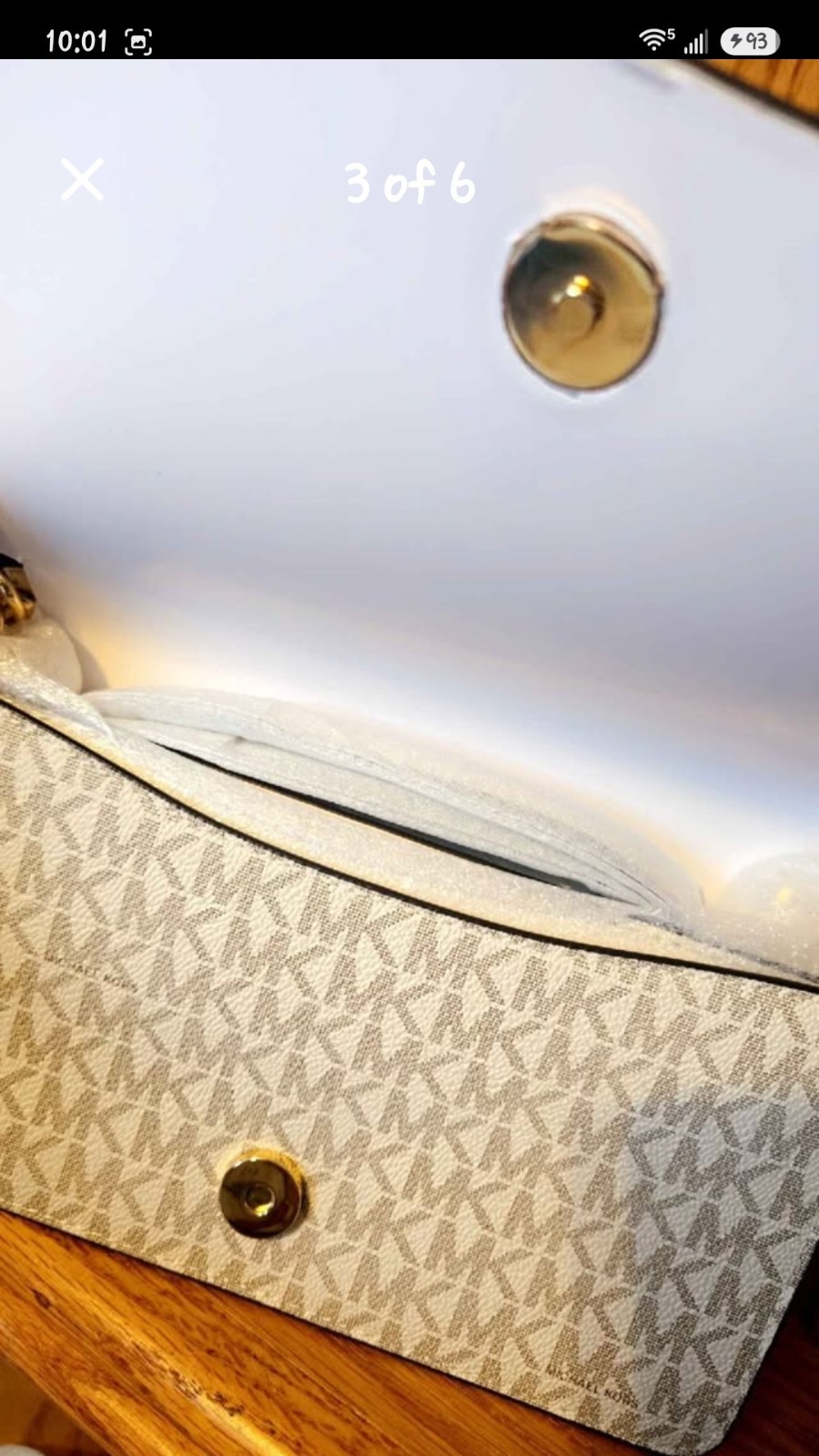 Michael Kors Jet Set Crossbody Bag, Medium – Vanilla