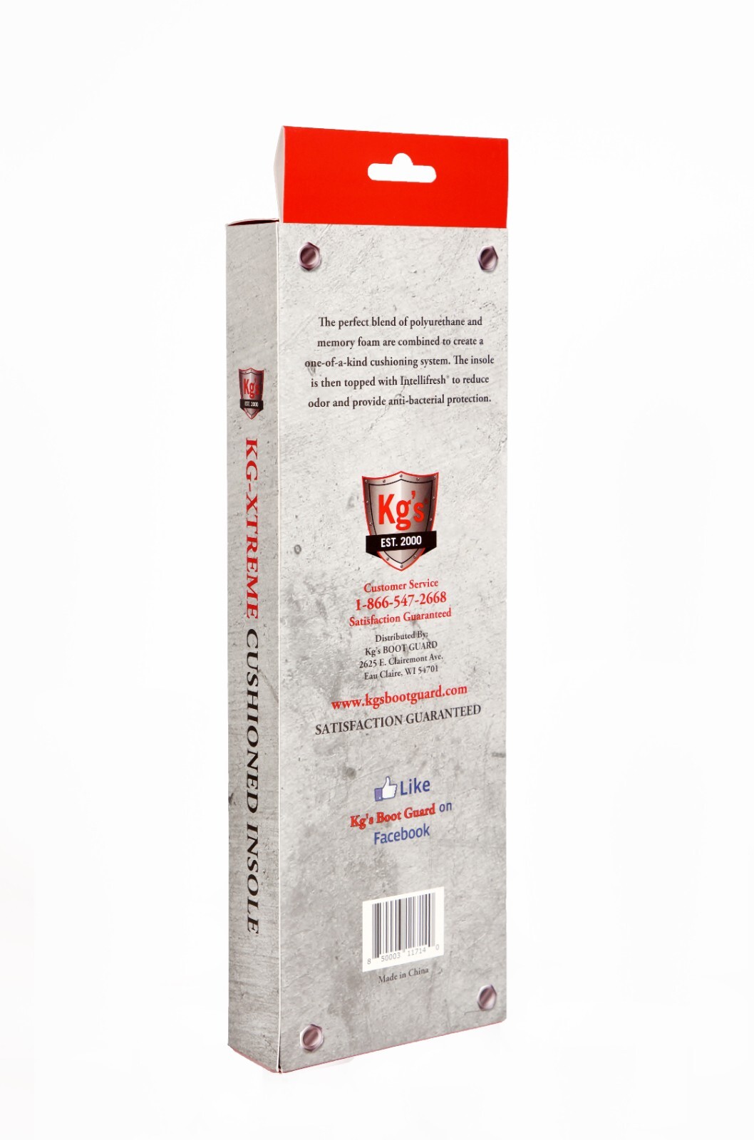 Kg’s KG-Xtreme Cushioned Insoles – Memory Foam Insoles For All Day Comfort