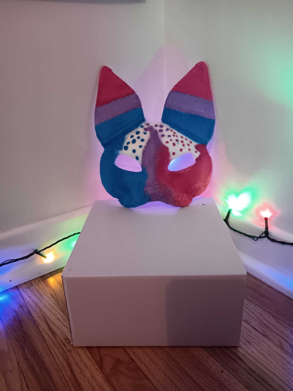 Bisexual Pride Therian Mask