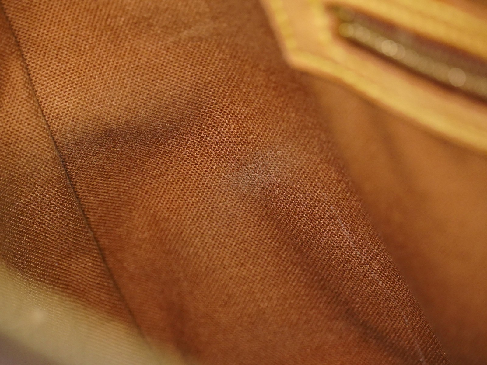 Louis Vuitton Cabas Mezzo M51151 Monogram Canvas Shoulder Tote Bag Brown