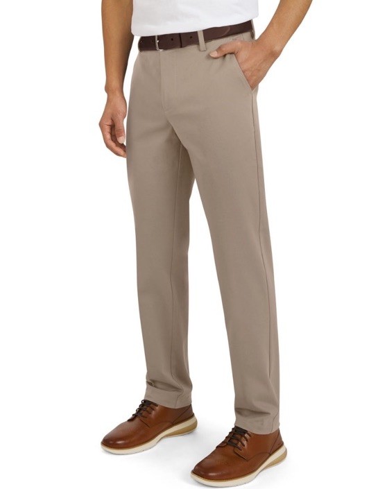 Dockers Anyday Khaki Pants Smart 360 Flex Straight Fit Mens Size 32/32 Khaki NEW