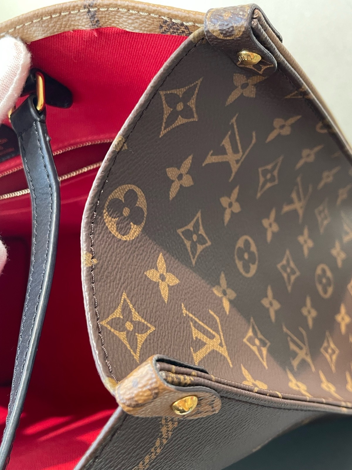 Louis Vuitton Pre-Owned Authentic Tote Monogram 35×27cm Coated Canvas