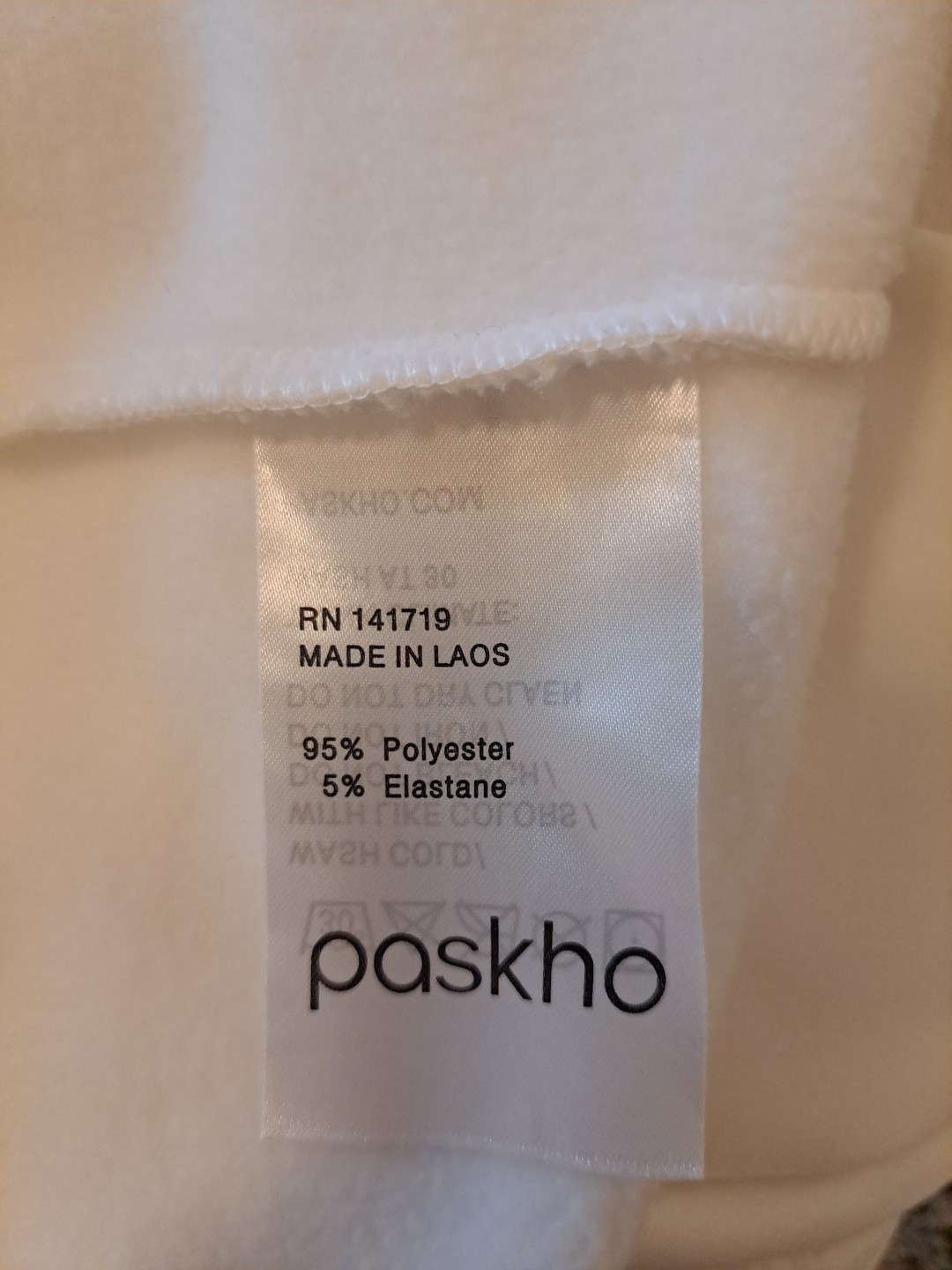 PASKHO CHAKRA JACKET WHITE Sz S Excellent Condition Returns Accepted
