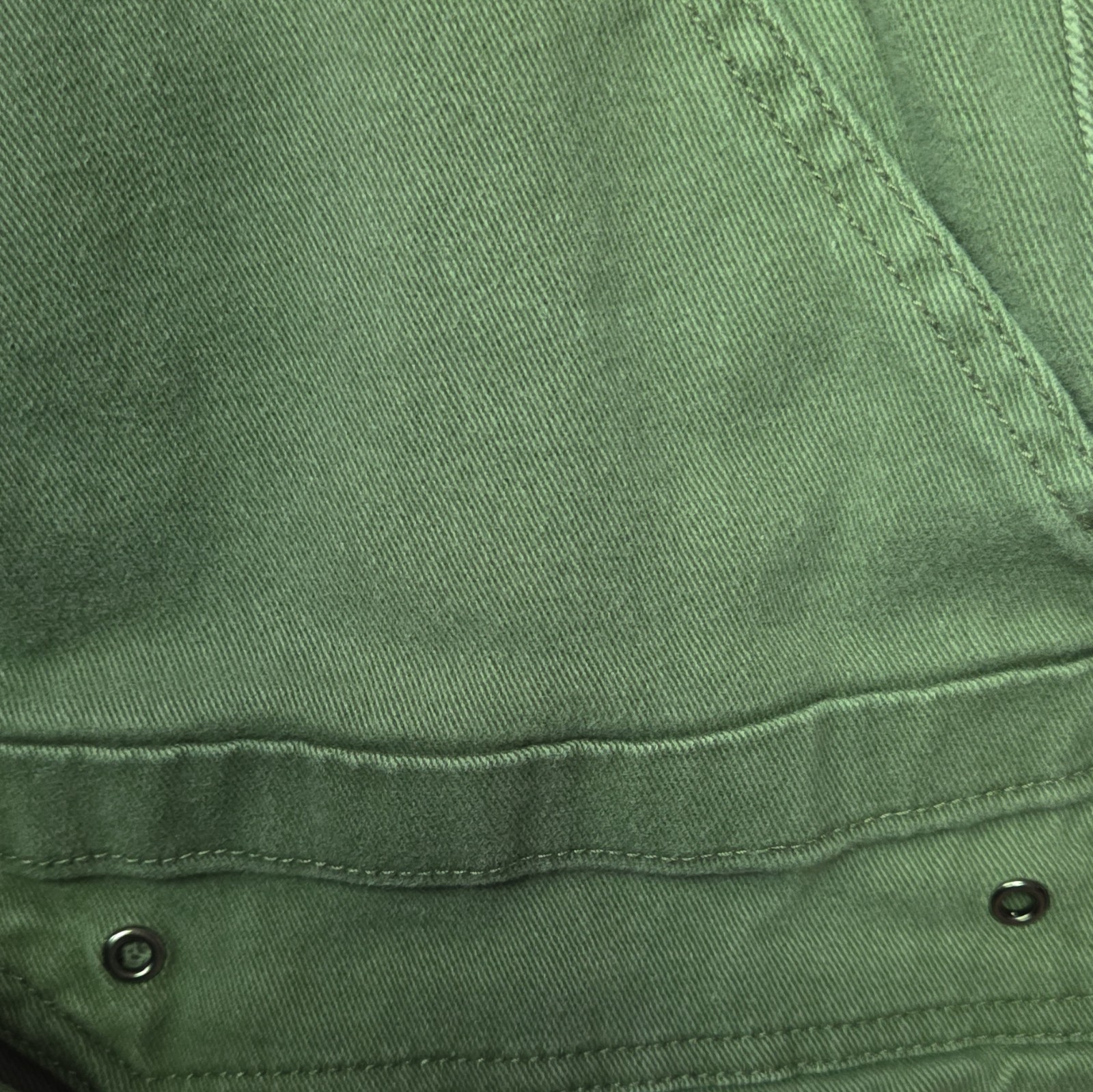 No Boundaries Green Juniors Khaki Jean Skirt XXL (19) Cotton Twill Pockets short