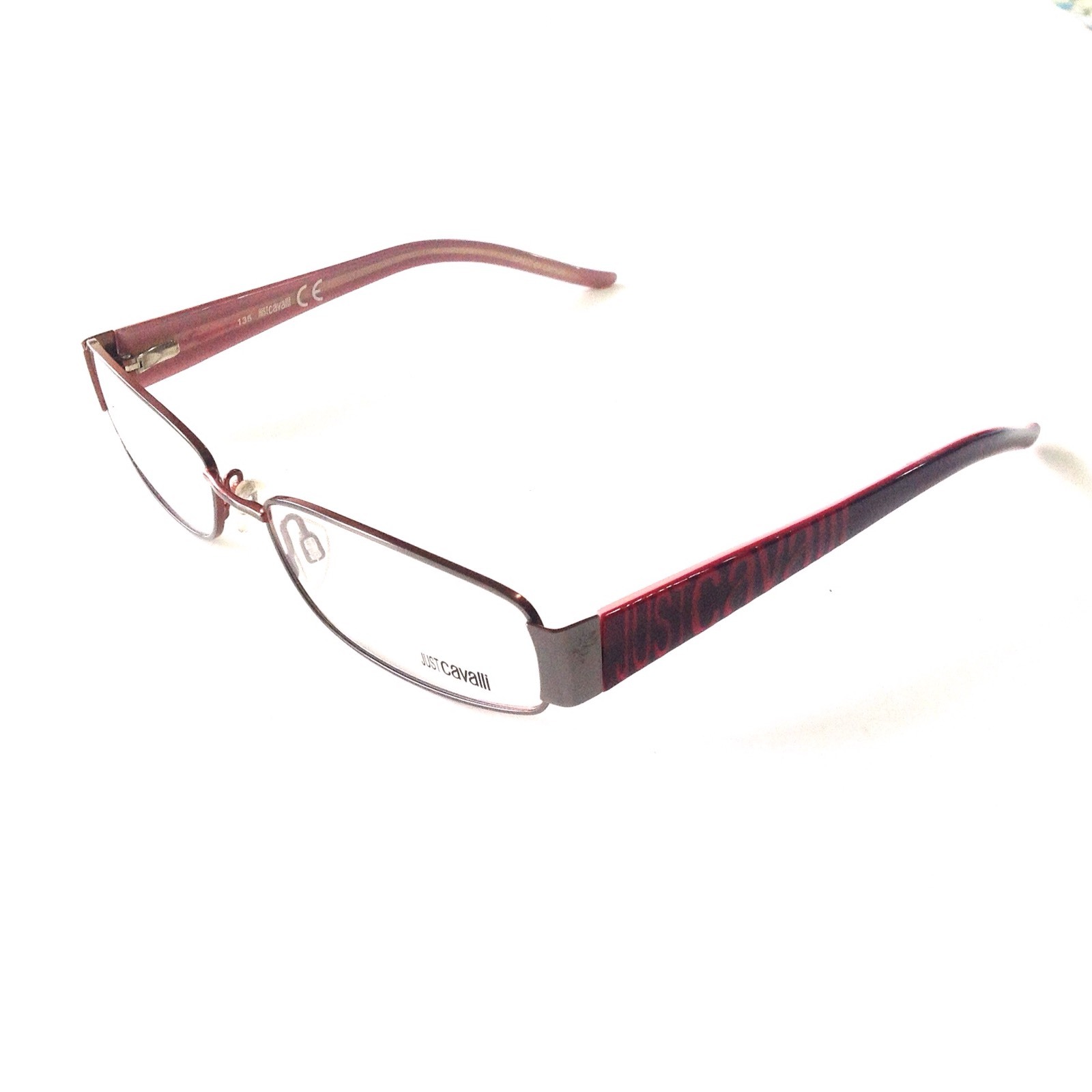 Just Cavalli Eyeglasses JC 121 Gunmetal 731 Size 54mm Optical Frame New