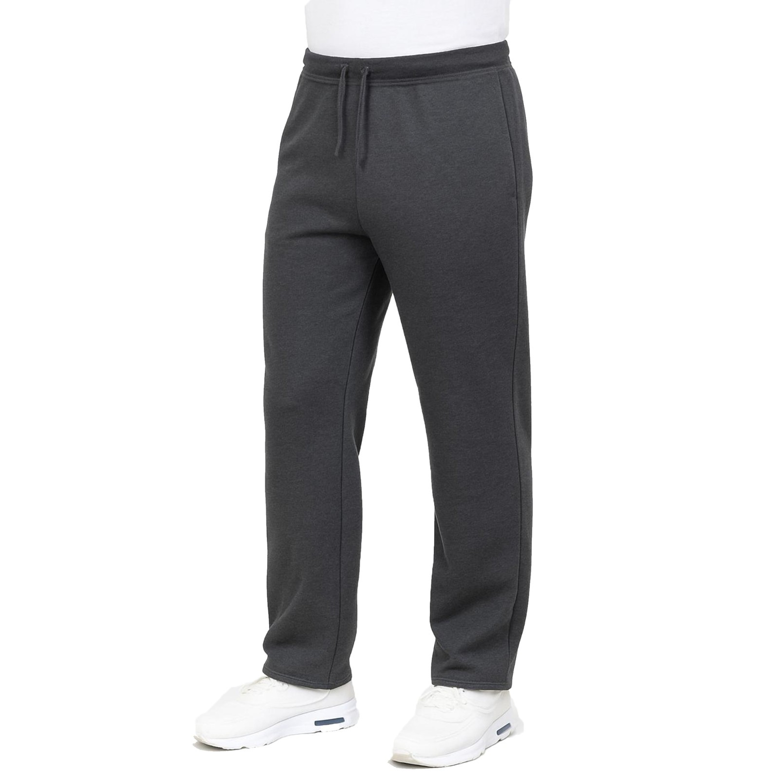 Men’s Classic Heavyweight Fleece Sweatpants with Open Bottom (S-3XL) – Free Ship