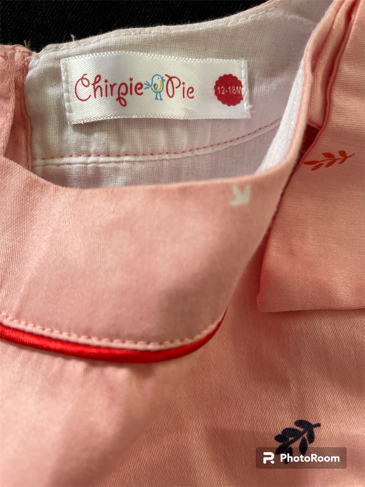 Chirpie Pie NWOT Peach/Teal Sleeveless Fully Lined Sundress-12-18Mos
