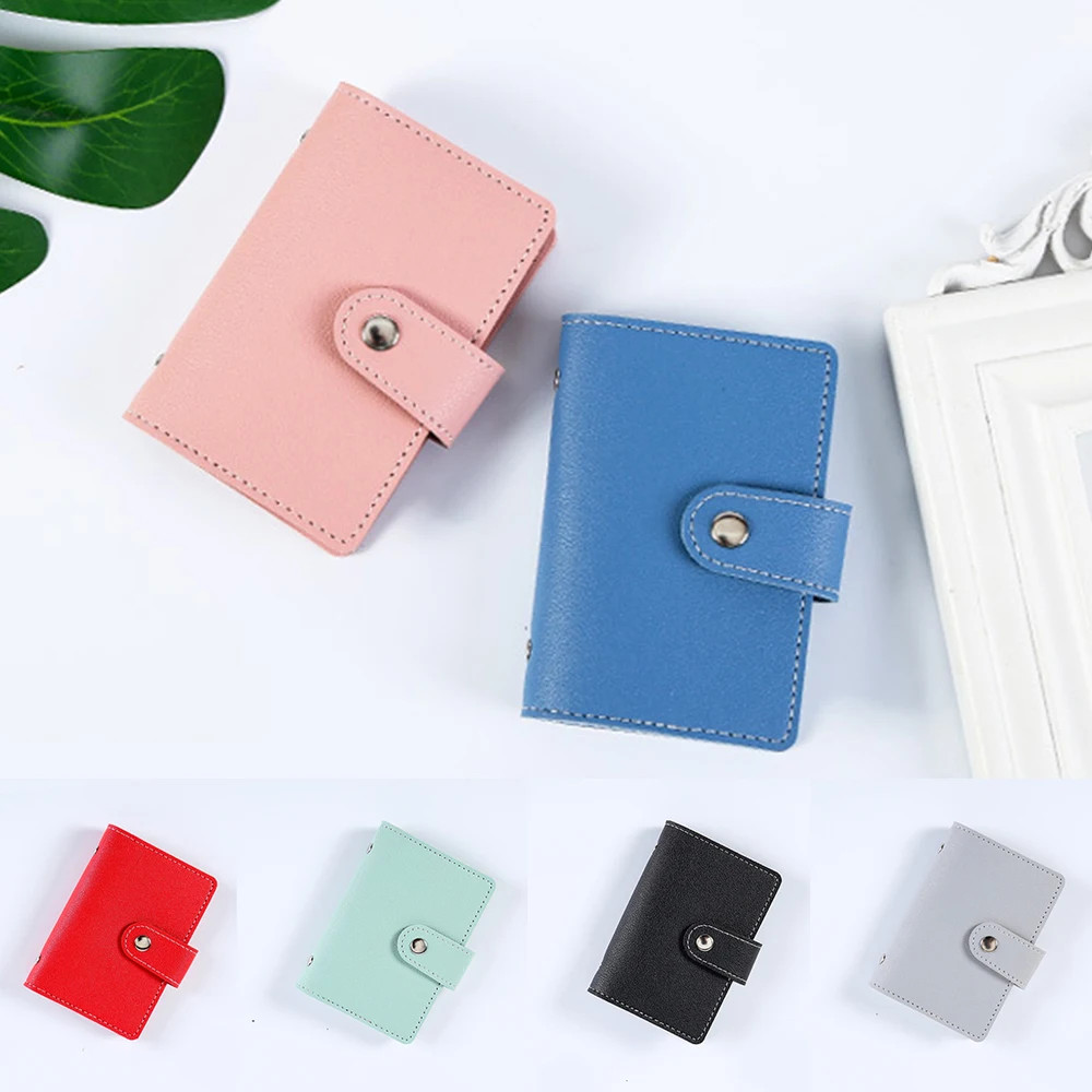 RFID Blocking ID Credit Card Holder 26 Cards Slim PU Leather Pocker Case Wallet