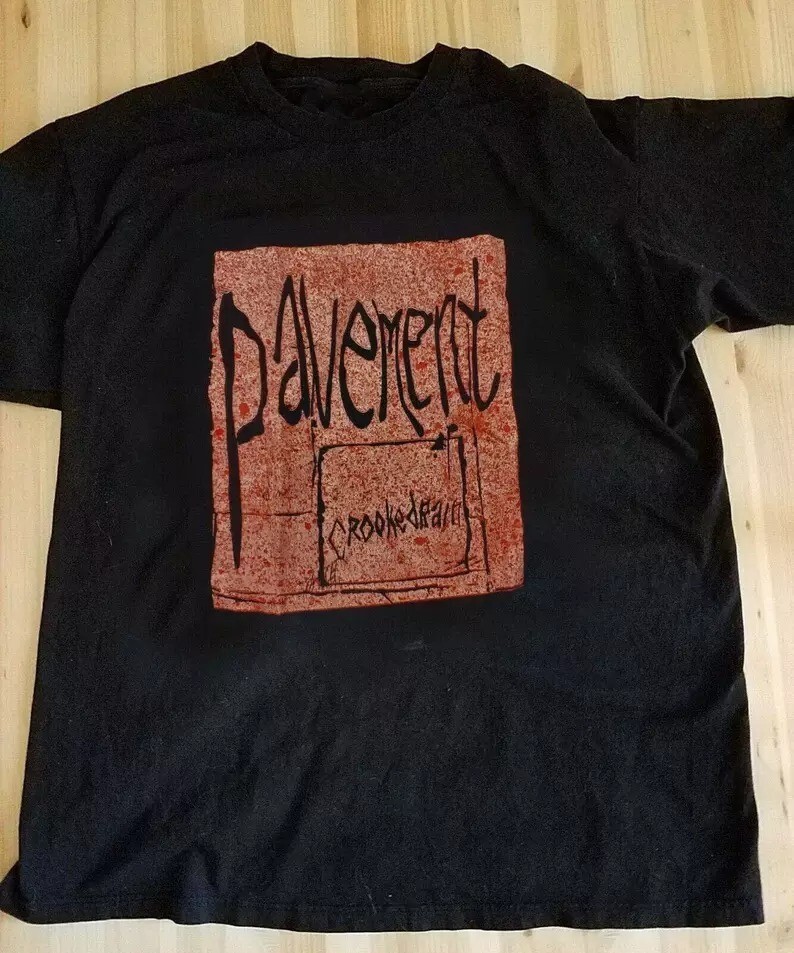 Pavement Black T-Shirt Cotton Full Size Unisex S-5XL
