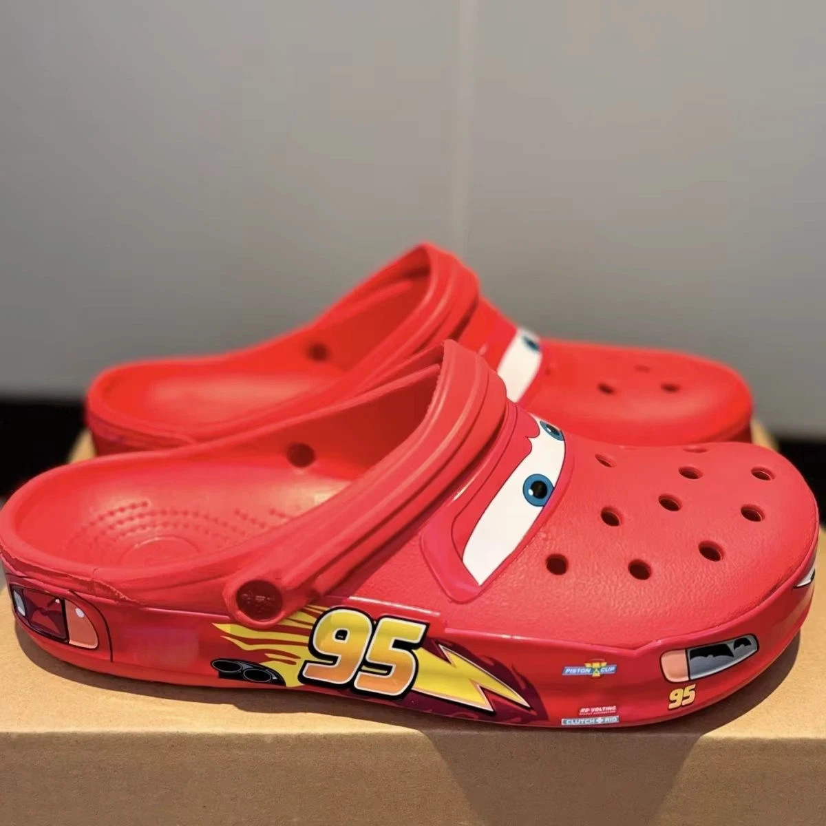 NEW Crocs Lightning McQueen Clog Adult Shoe Limited Classic No Lightup