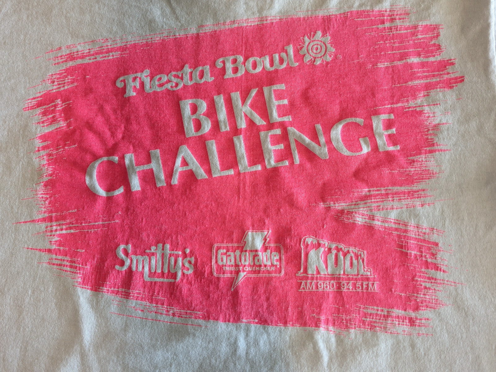 Vintage 80s / 90s Fiesta Bowl Bike Challenge T-Shirt Size M Single Stitch USA
