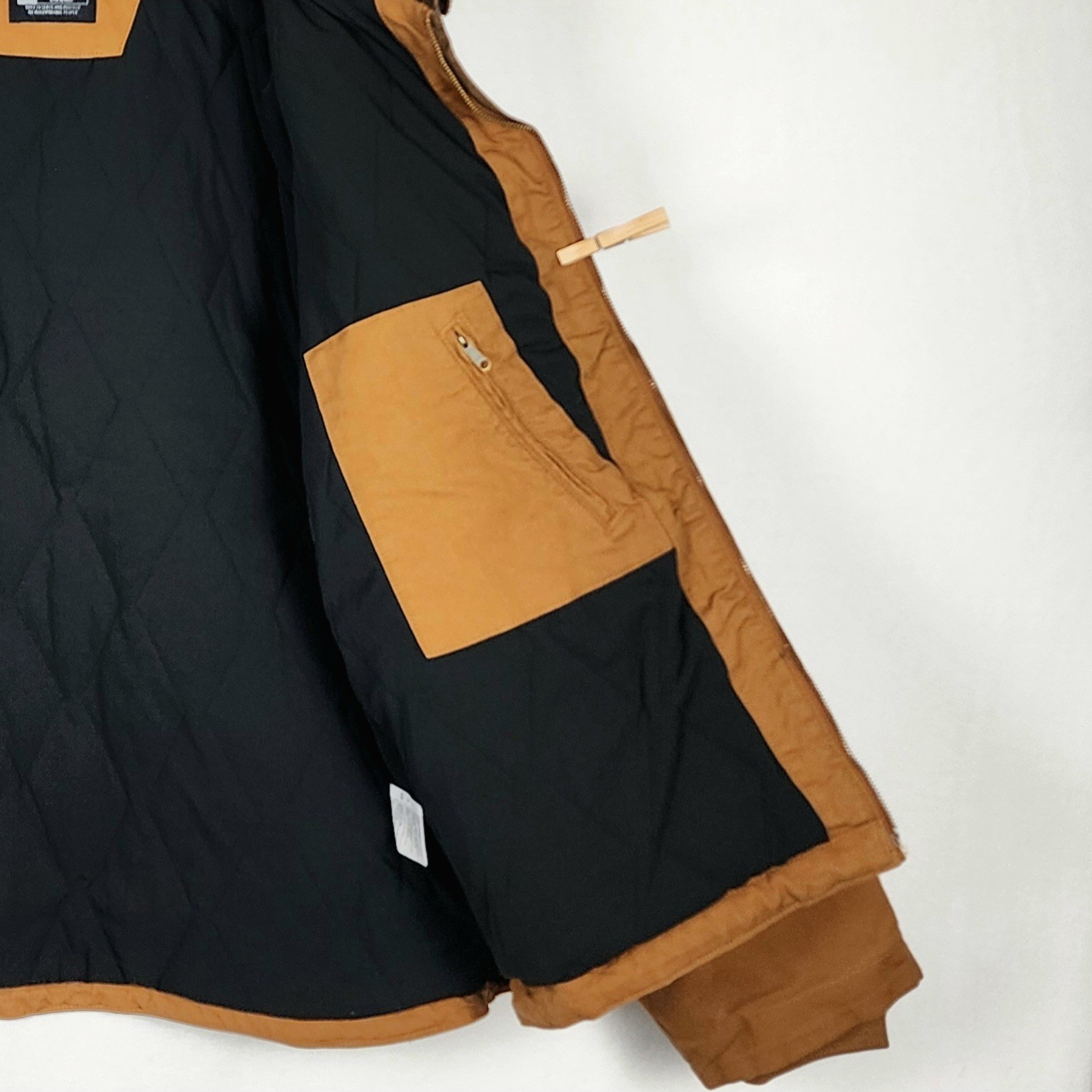 NWT Carhartt Montana 2-Tone Brown Rugged Flex Duck Insulated Zip Jkt Men 2XL