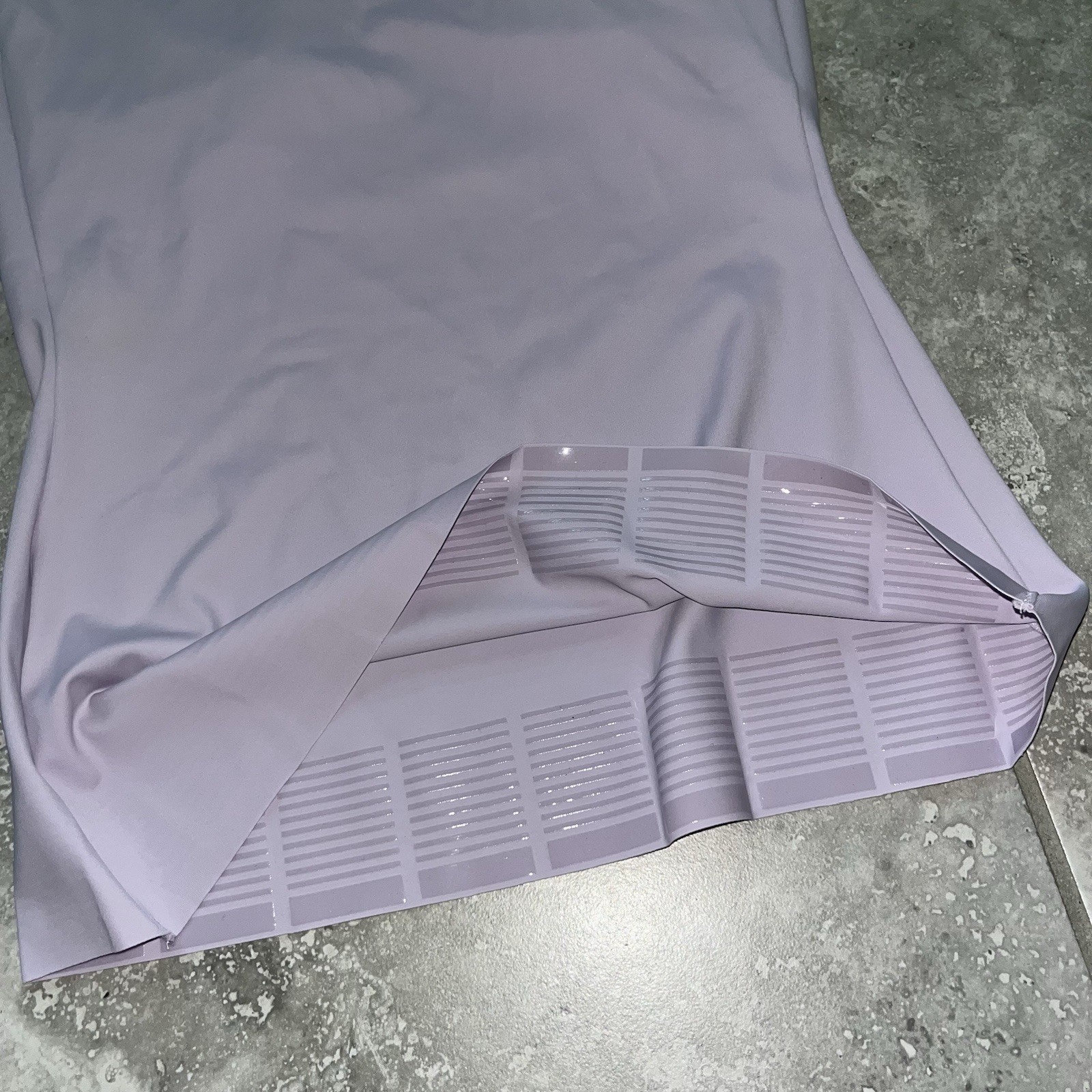 Ruby Ribbon Sleek Shape Tank Top Nylon Slimming Cami Lovely Lavender NEW 38