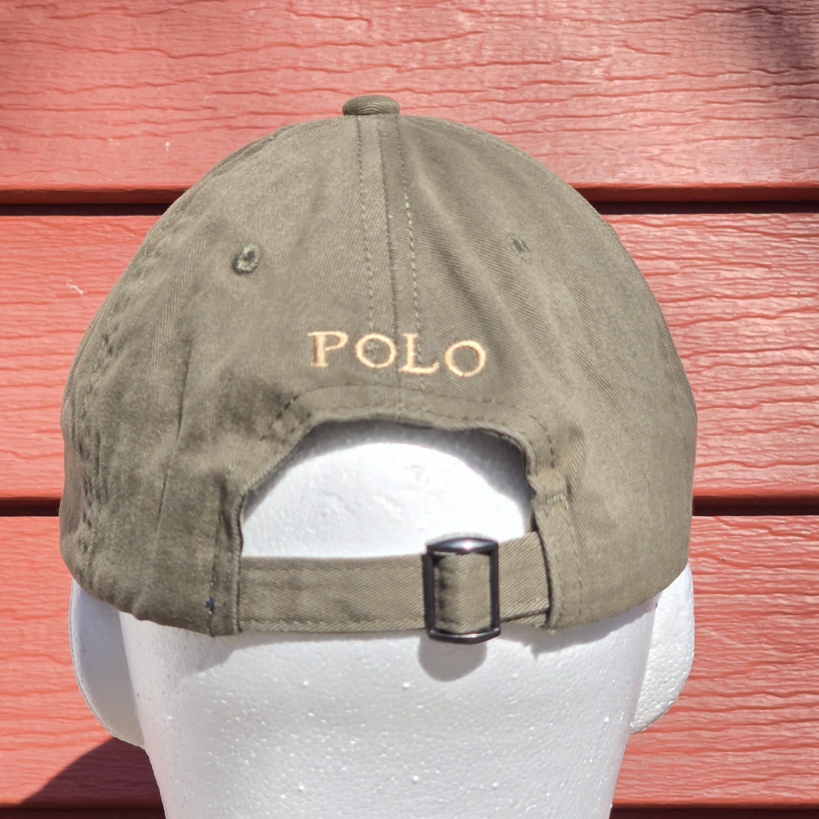 Polo Ralph Lauren Men’s One Size Cotton Chino Adjustable Ball Cap Olive Green