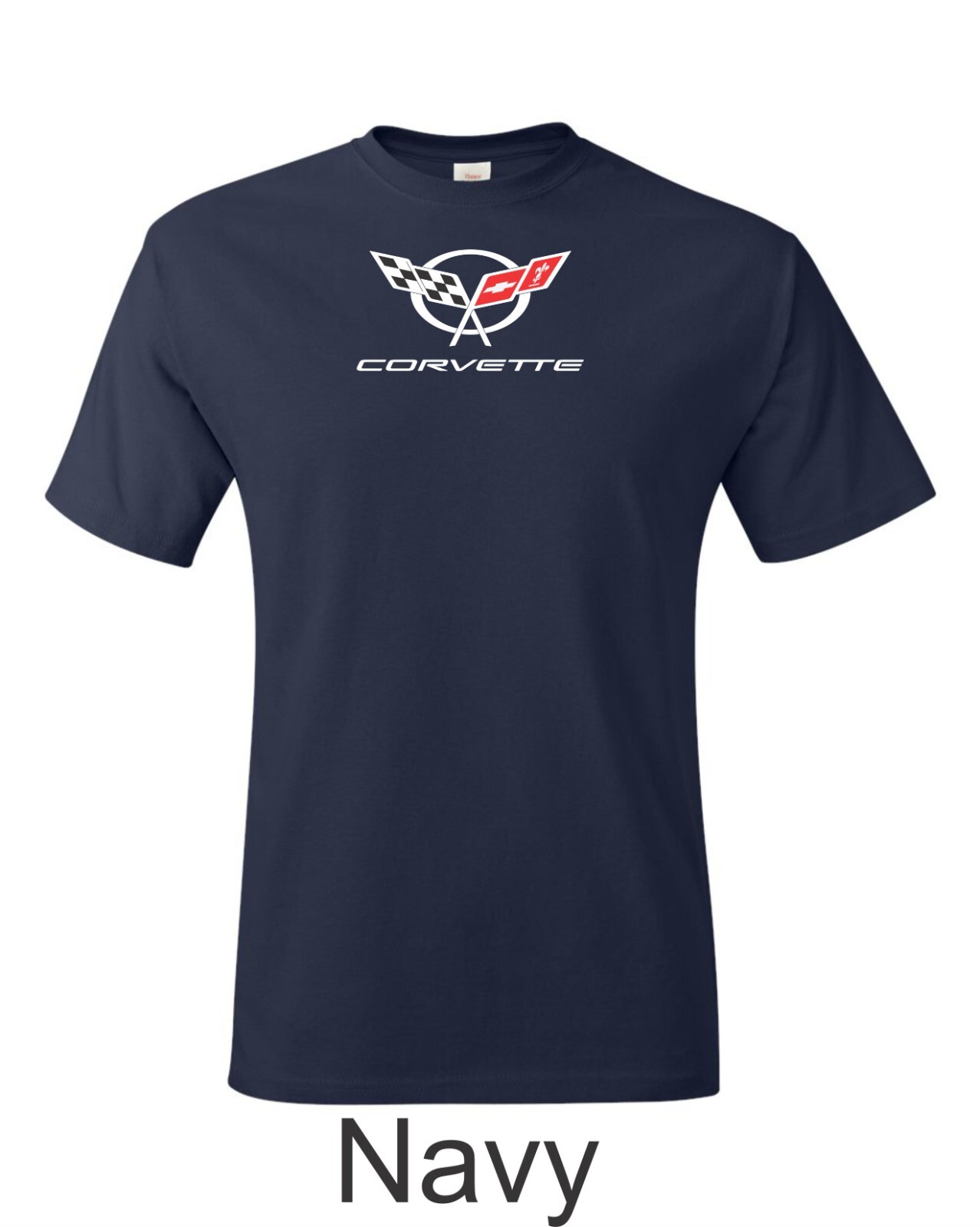 Vintage C5 Corvette Emblem Printed on Men’s Shirt. FREE SHIPPING !!!