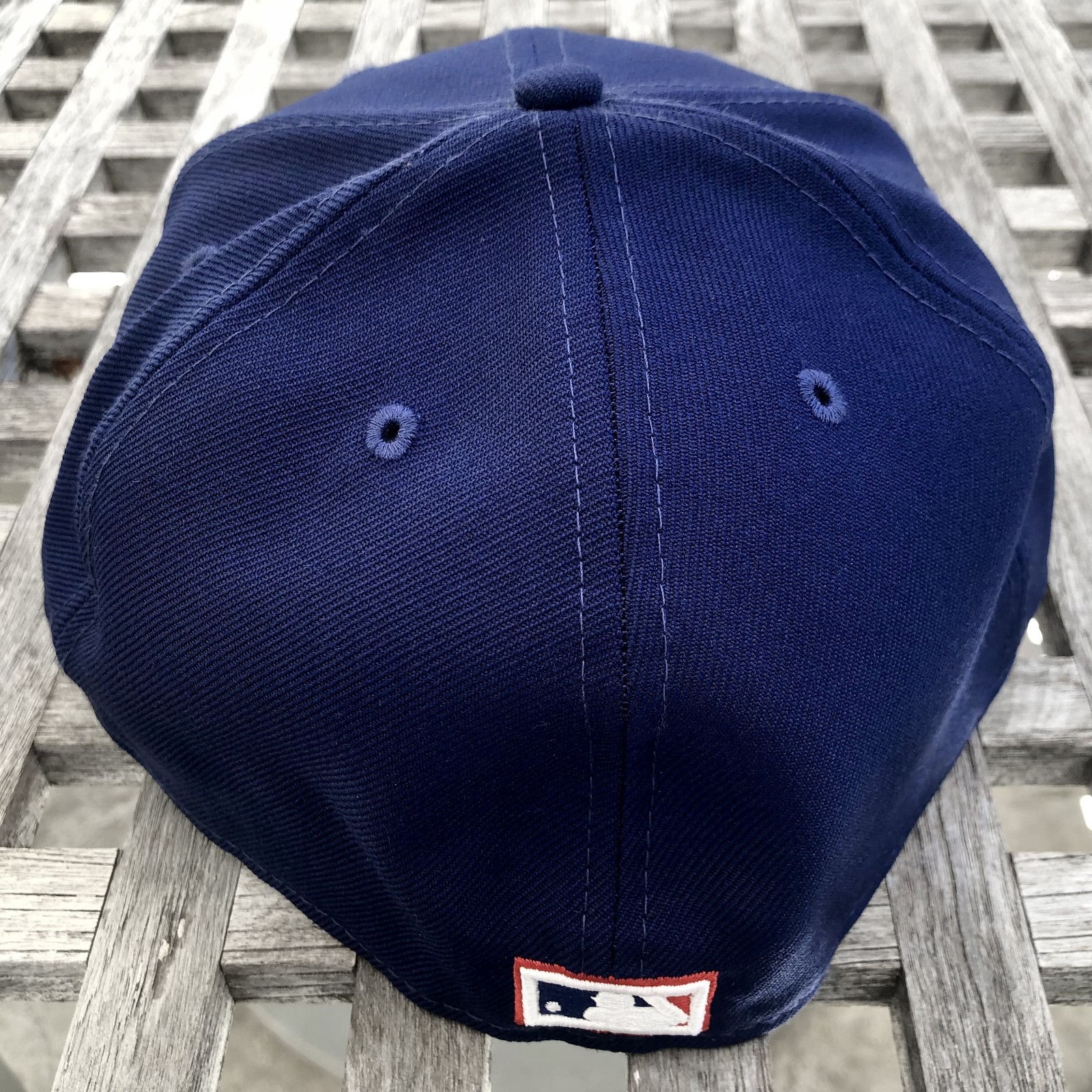 Chicago Cubs Cooperstown Logo New Era 59FIFTY 2 Tone Fitted Wool Hat 7 3/4