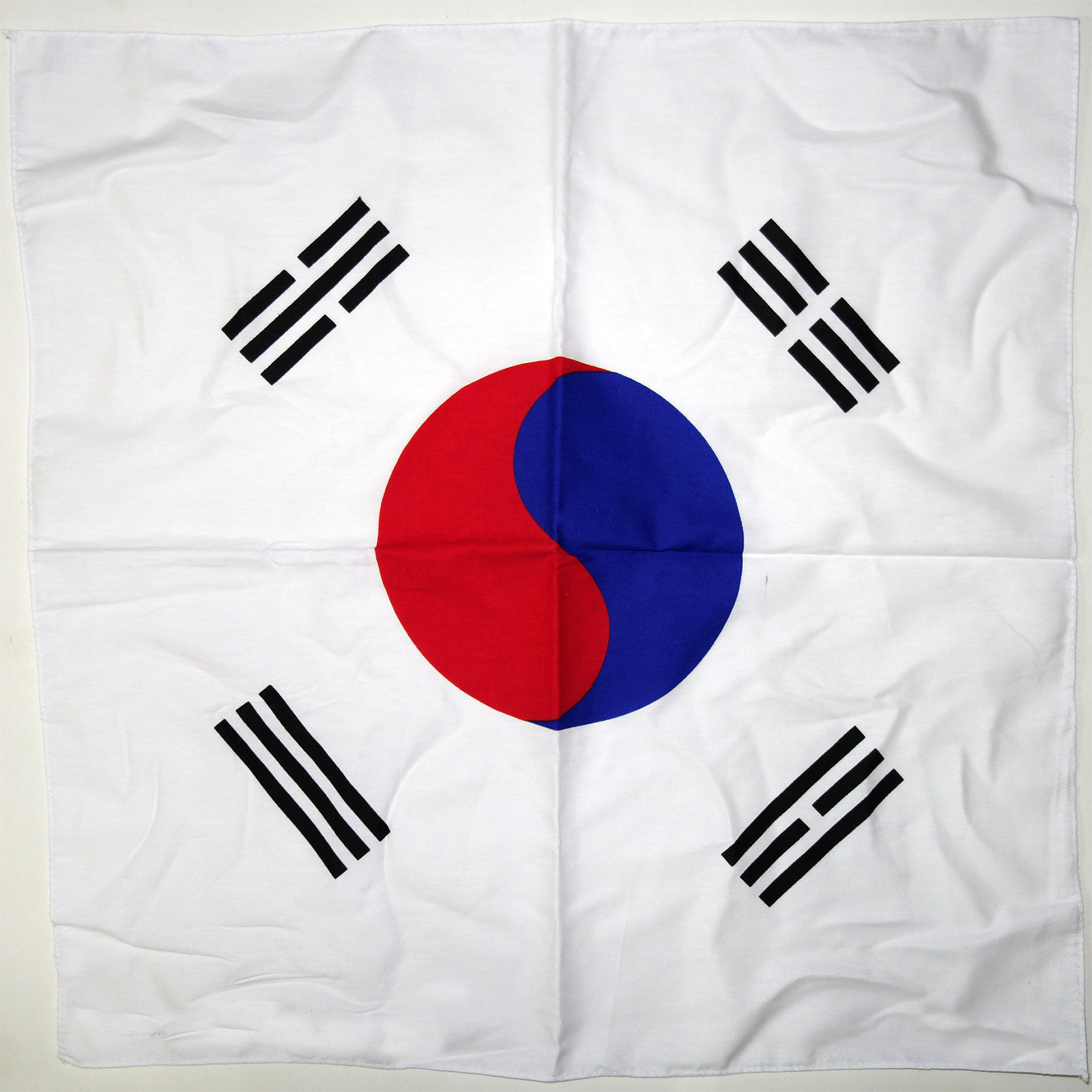 S SOUTH KOREA FLAG BANDANA Cotton Scarf Head Hair Neck Band Face Mask Wrap Cover