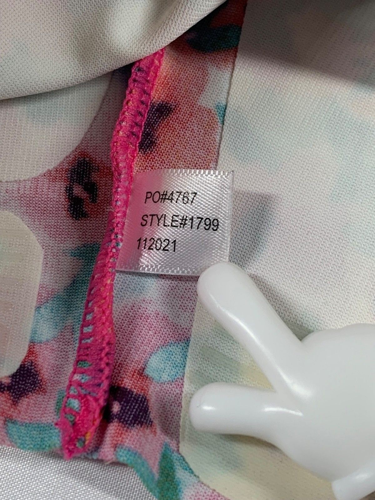 Ruby Ribbon Demiette Vibrant Heritage Floral Bloom Full Support Size 32 #1799