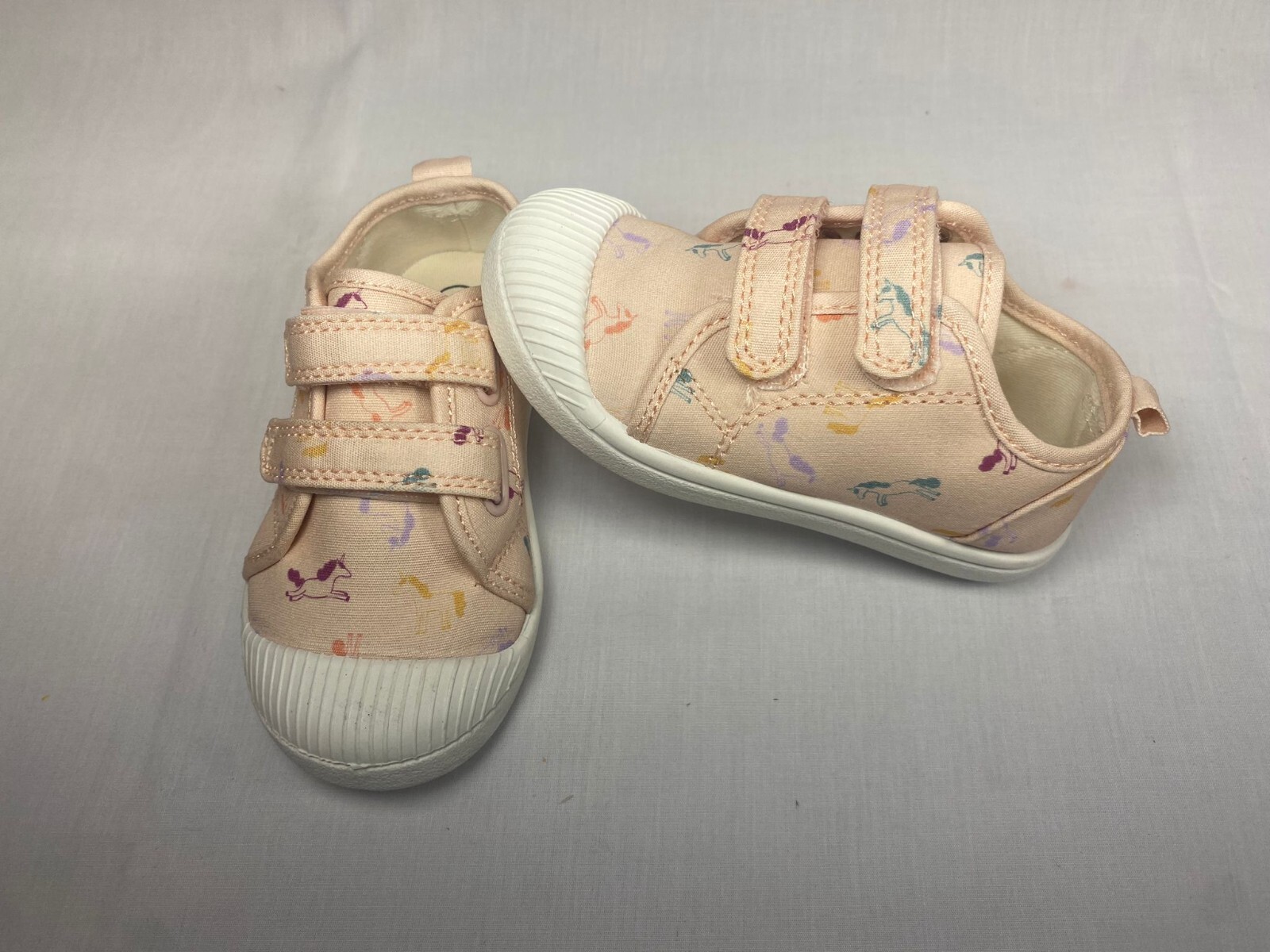 Cat & Jack Toddler Pink Multi Unicorn Print Sneakers | Flat Parker Style