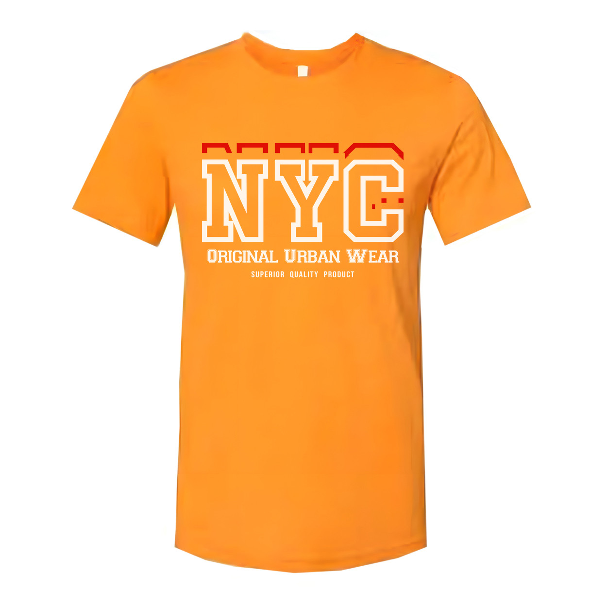 Unisex NYC Graphic Tee With Original Urban Wear Logo And Superior Quality Print