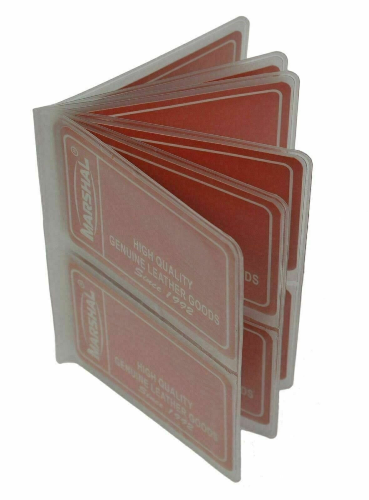 New 2 Clear Plastic Wallet Inserts 3-5/8″ x 5″ for Credit Card Holder & Hipsters