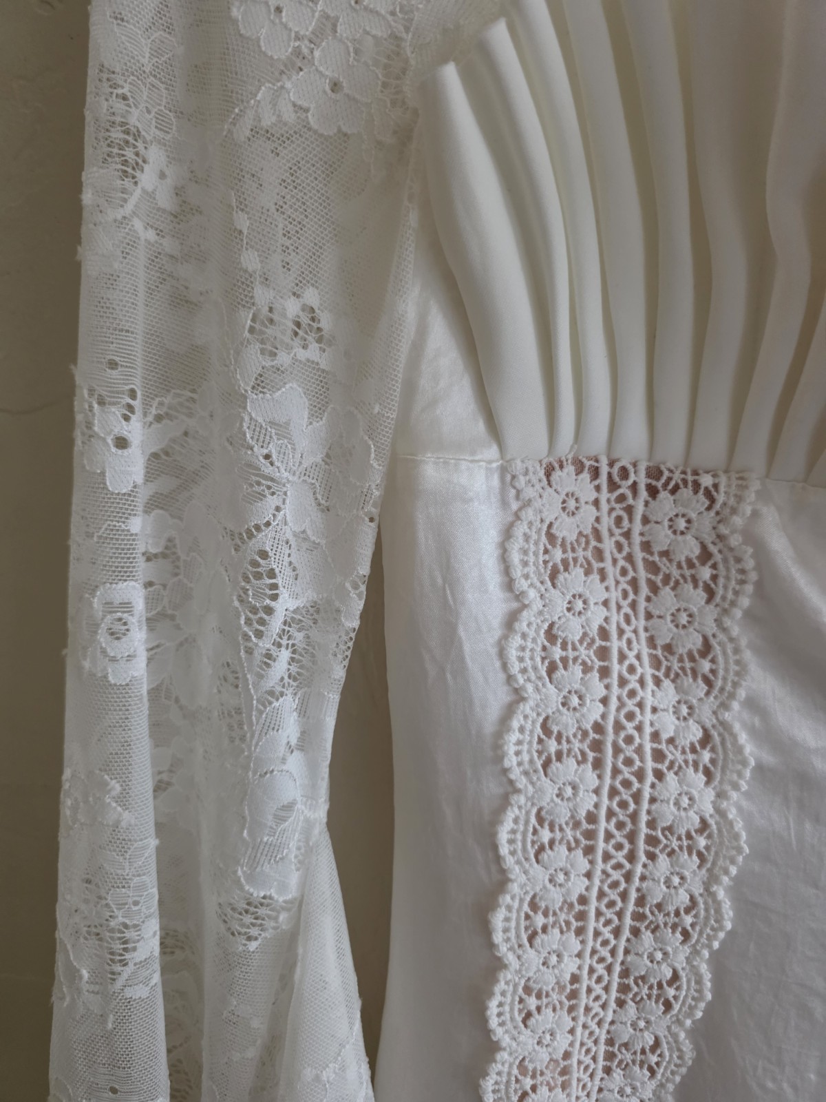 NWT LaceMade Moonlight Hera Dress Lace Victorian Edwardian White Size Small Lace