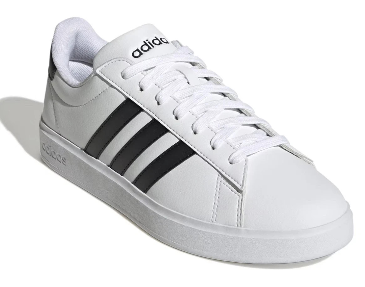 Adidas Grand Court Shoes White Black GW9195 Men’s Sizes NEW