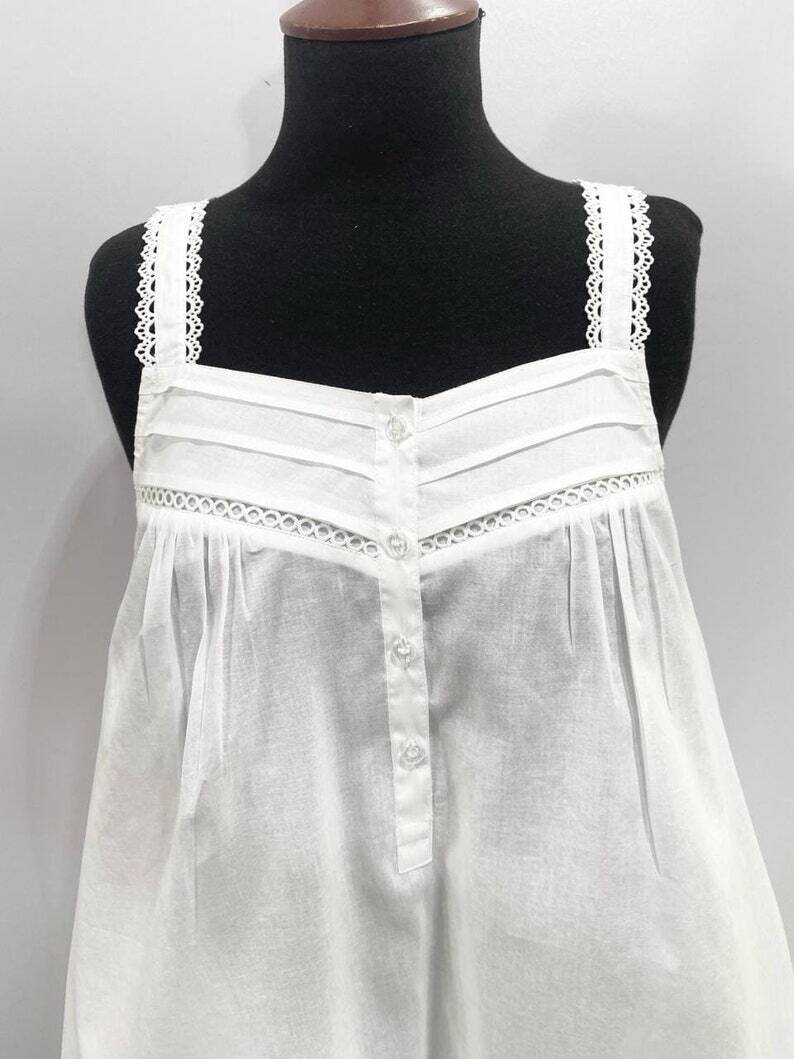 SoieRose 100% Cotton Victorian Nightgown – SR-1001
