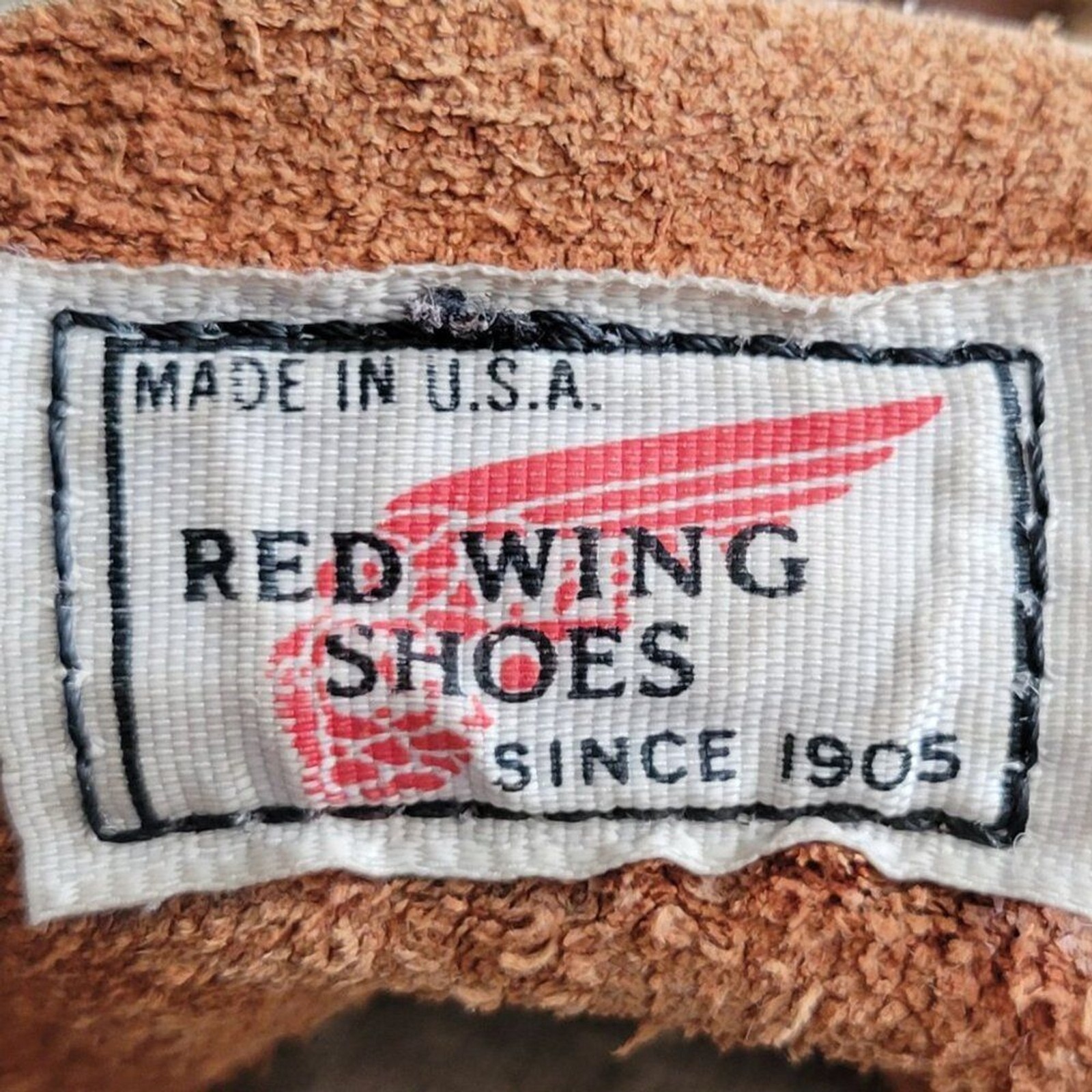 Vintage Red Wing Women’s 7 Leather Lace-Up Work Boots Tuff Toe USA Super Sole