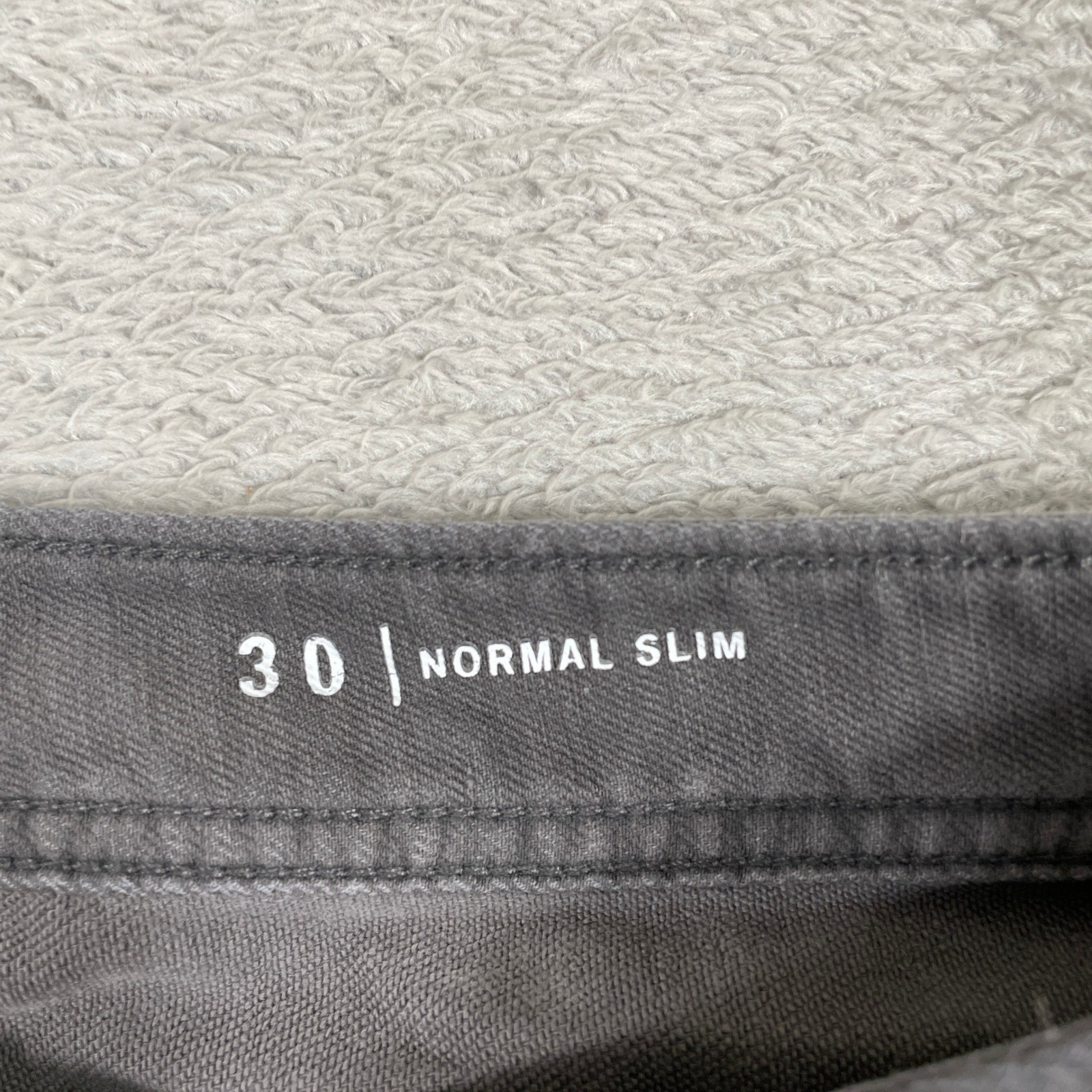 The Normal Brand Normal Slim Pants Mens 30×30 Gray Stretch Cotton Blend Chino