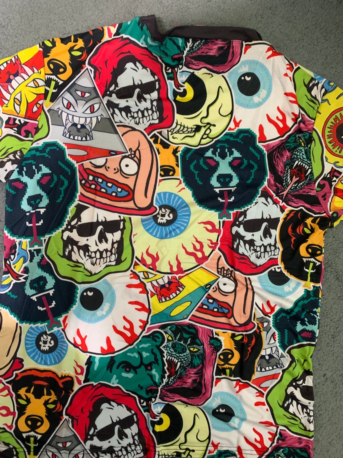 Memorial Weekend Sale – MISHKA Sticker Collage shirt Brand New size XL