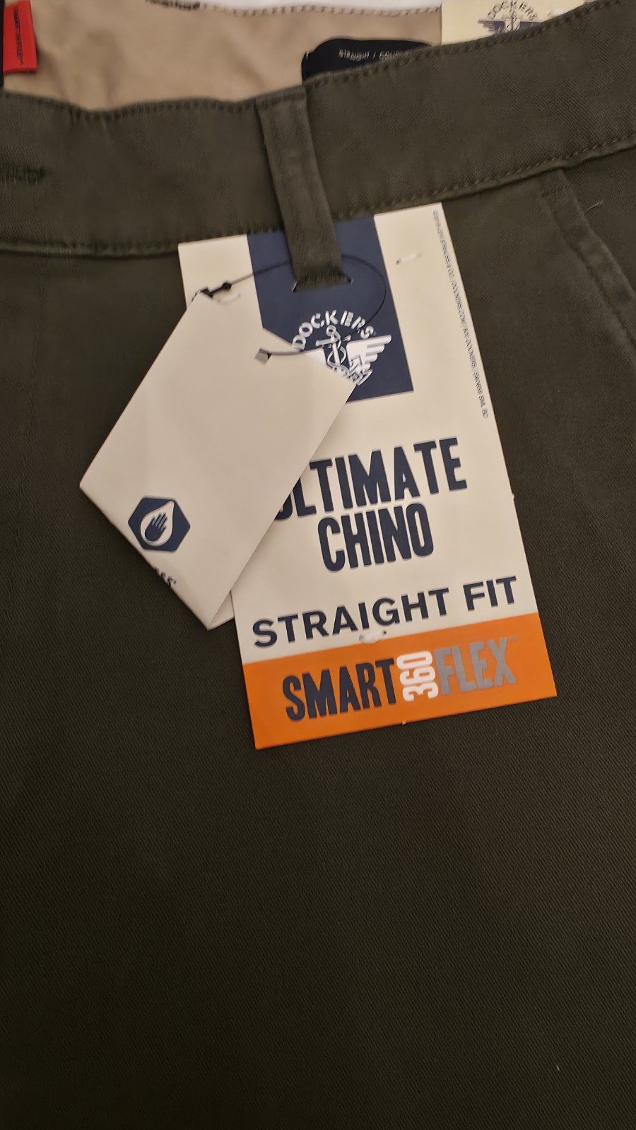 New!! Dockers Straight Fit Ultimate Chino with Smart 360 Flex Men’s 32×32 Olive